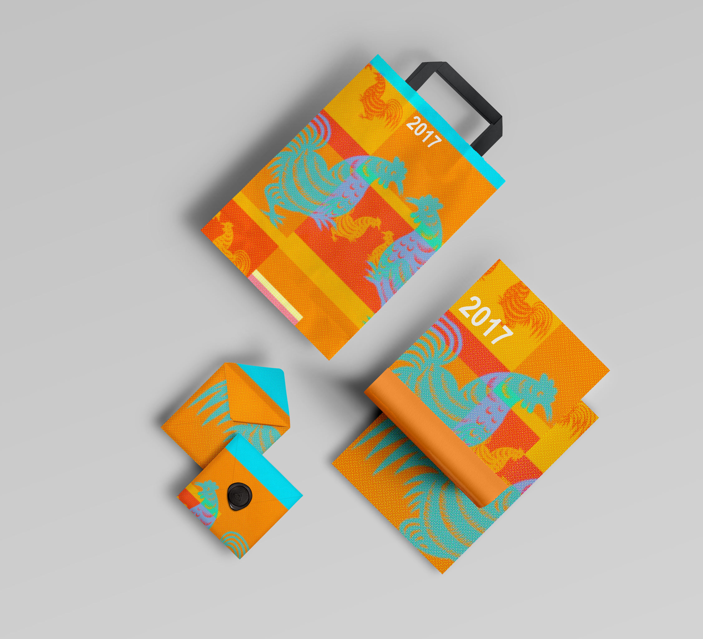 鸡年丝巾及产品延伸