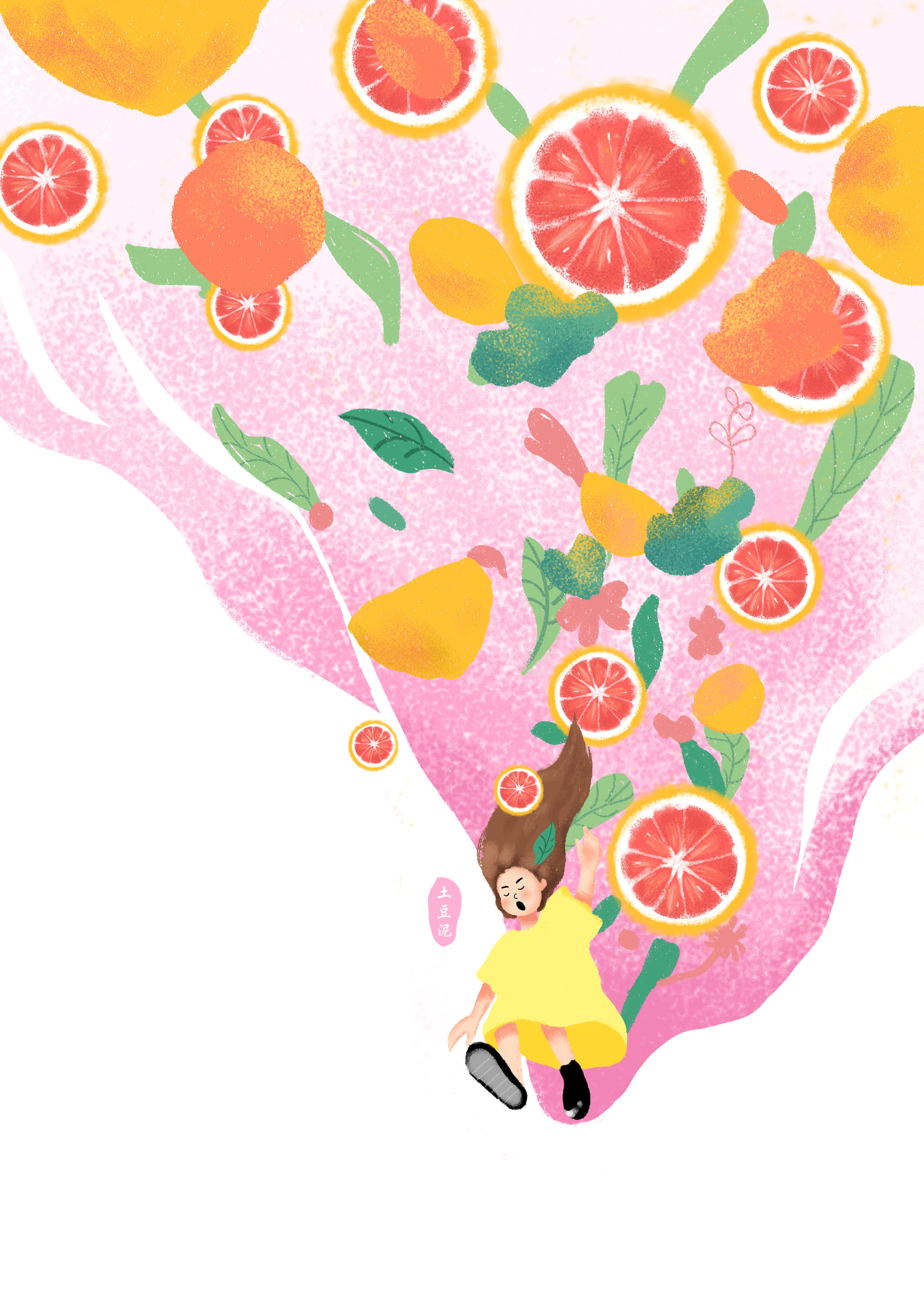 西柚插画 - 土豆泥 - 原创作品 - 视觉中国(shijueme)