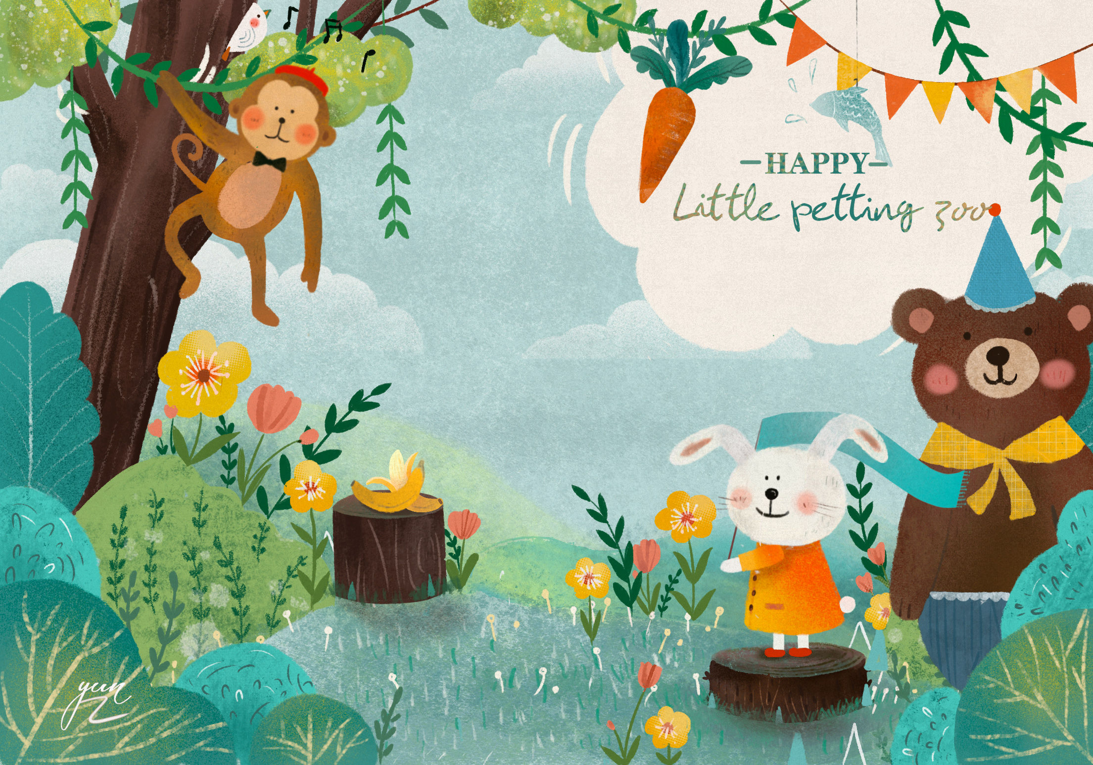 小小动物园 插画  - 绘本 |   上传时间: 2020-08-28 09:38 为ta点赞