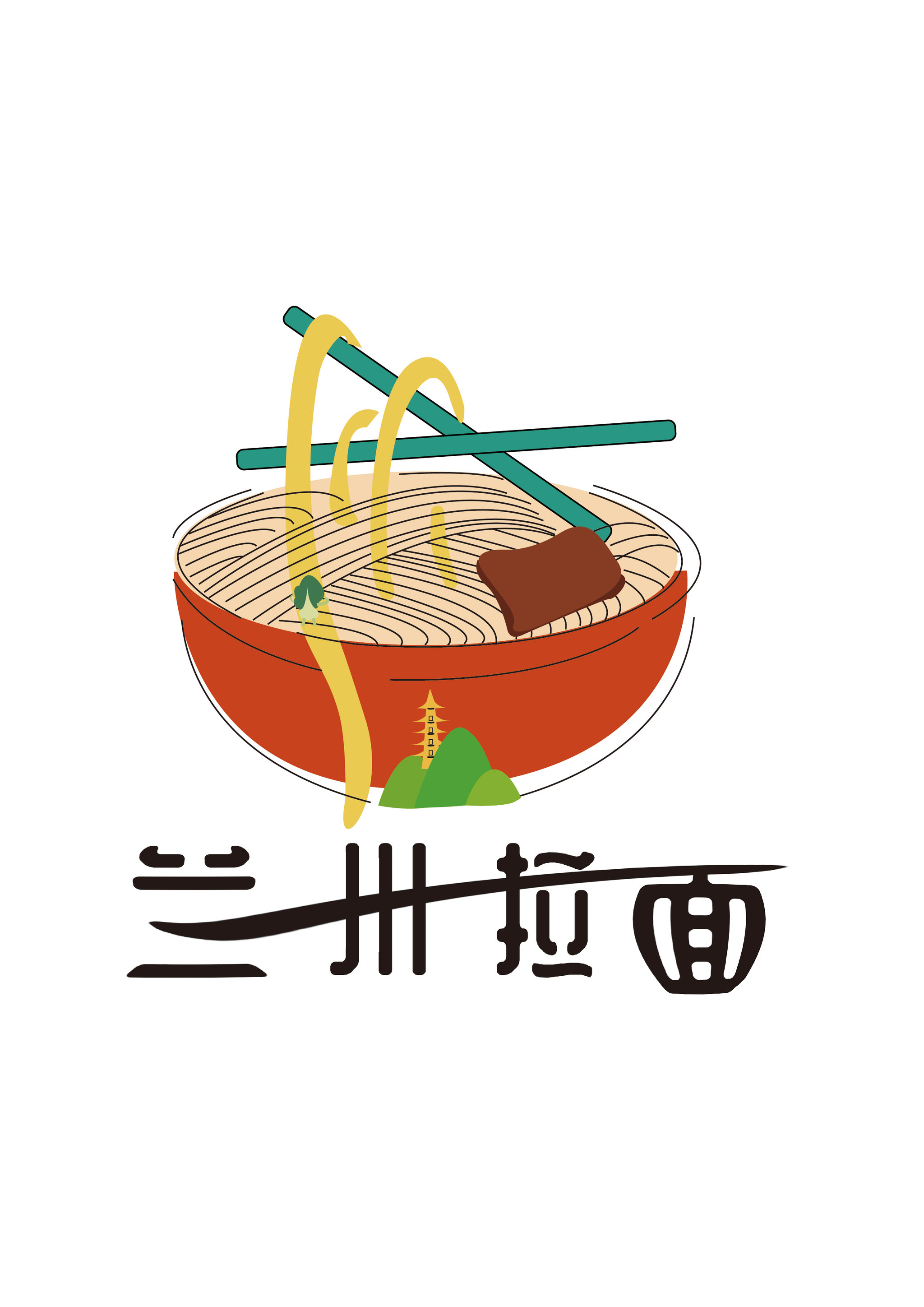 兰州拉面设计 - 9ite - 原创作品 - 视觉中国(爱视觉)