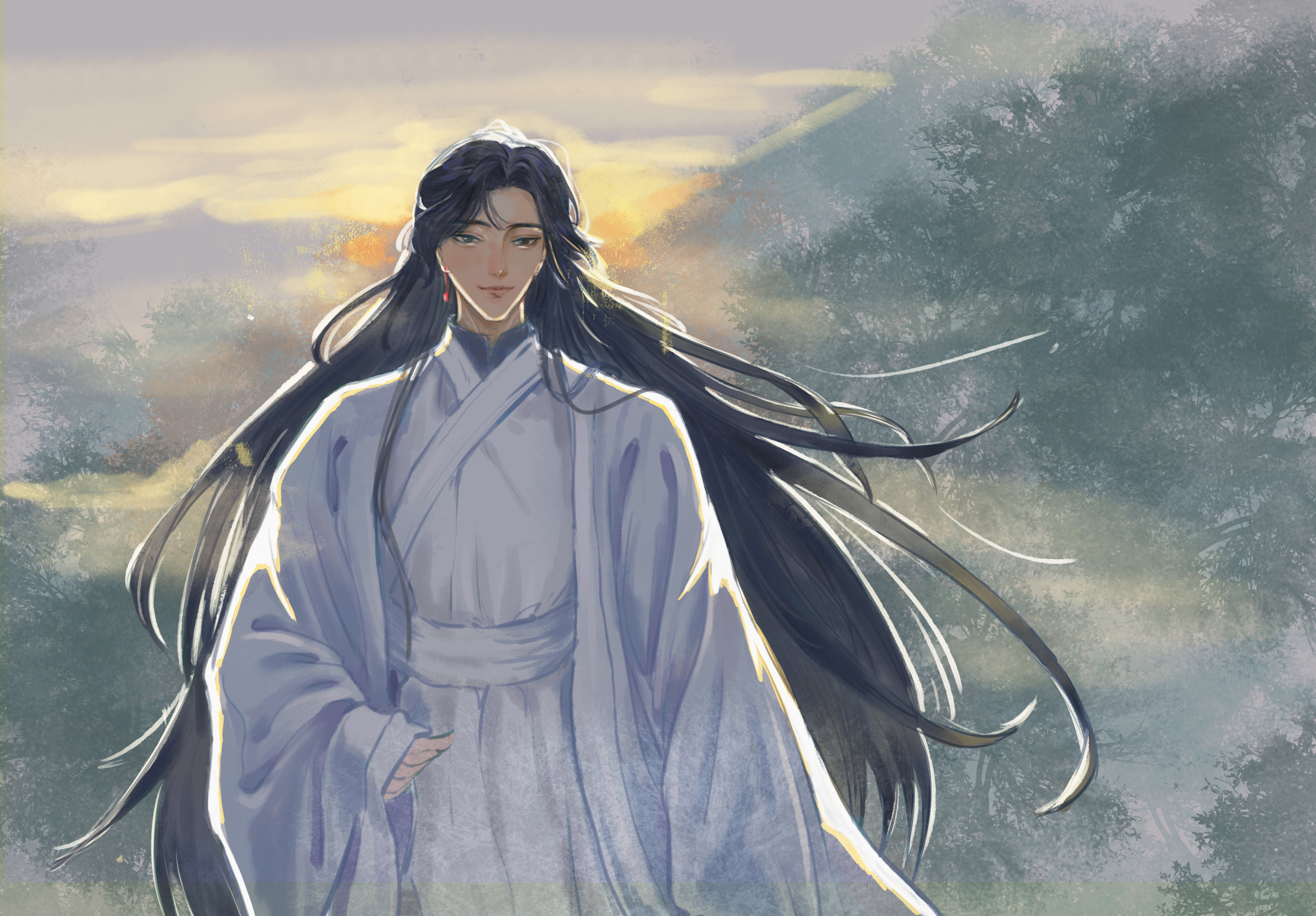 《将进酒》沈兰舟 插画  - 其他绘画 |   上传时间: 2021-07-10 16:17