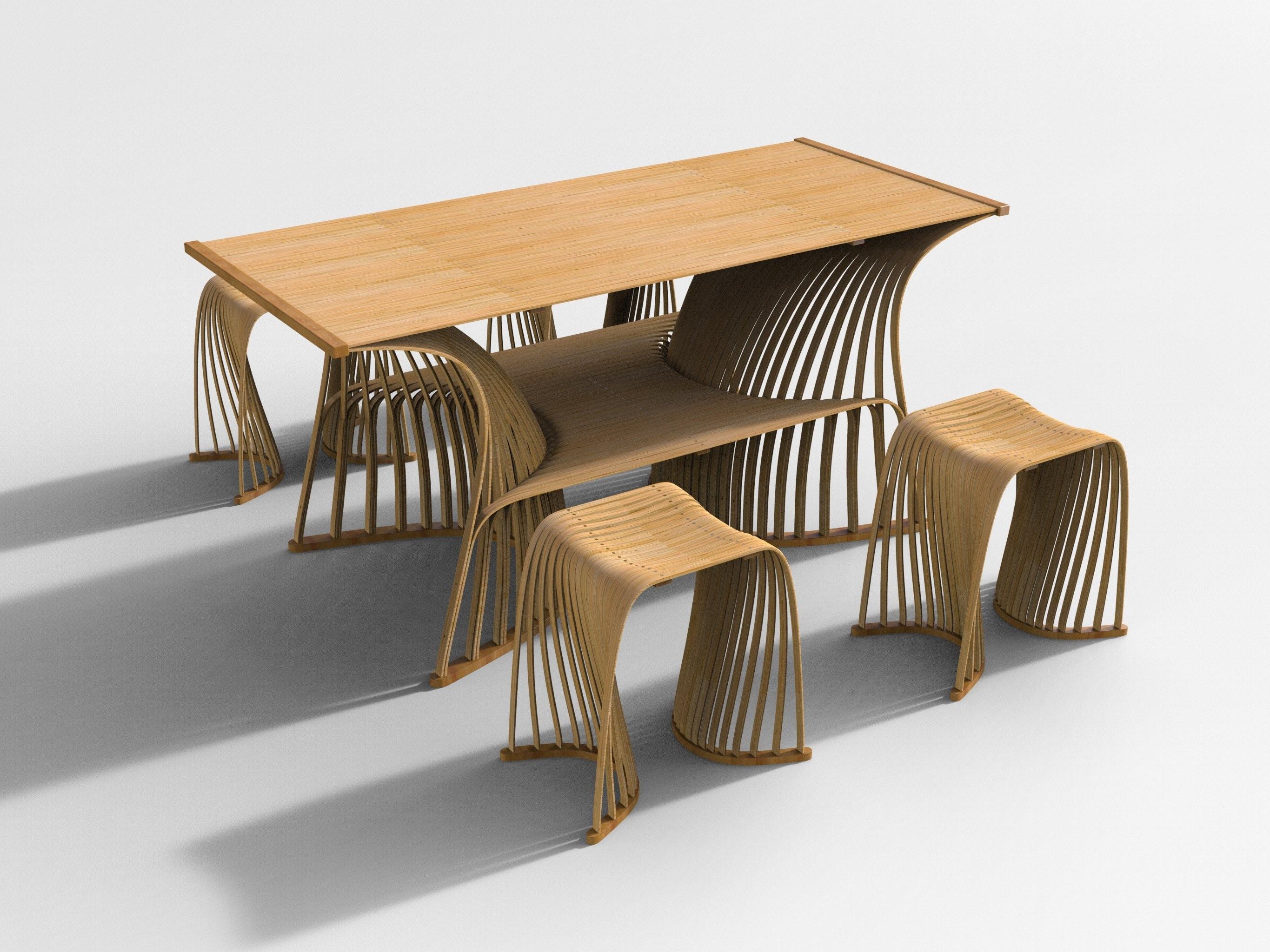 竹与生活国际青神竹产品设计大赛家具组优秀奖得主黄福金