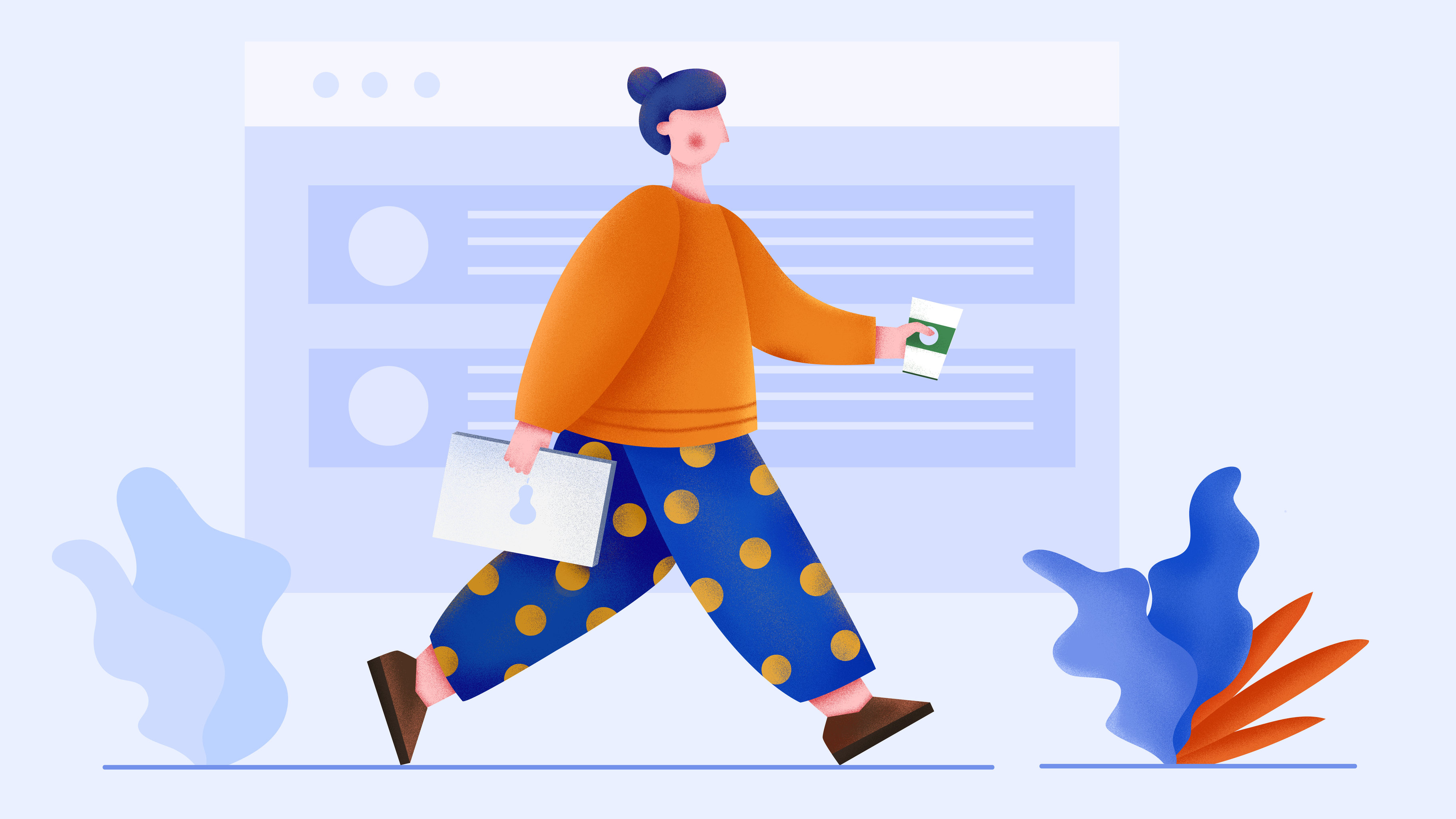 矢量扁平风系列之商业人物