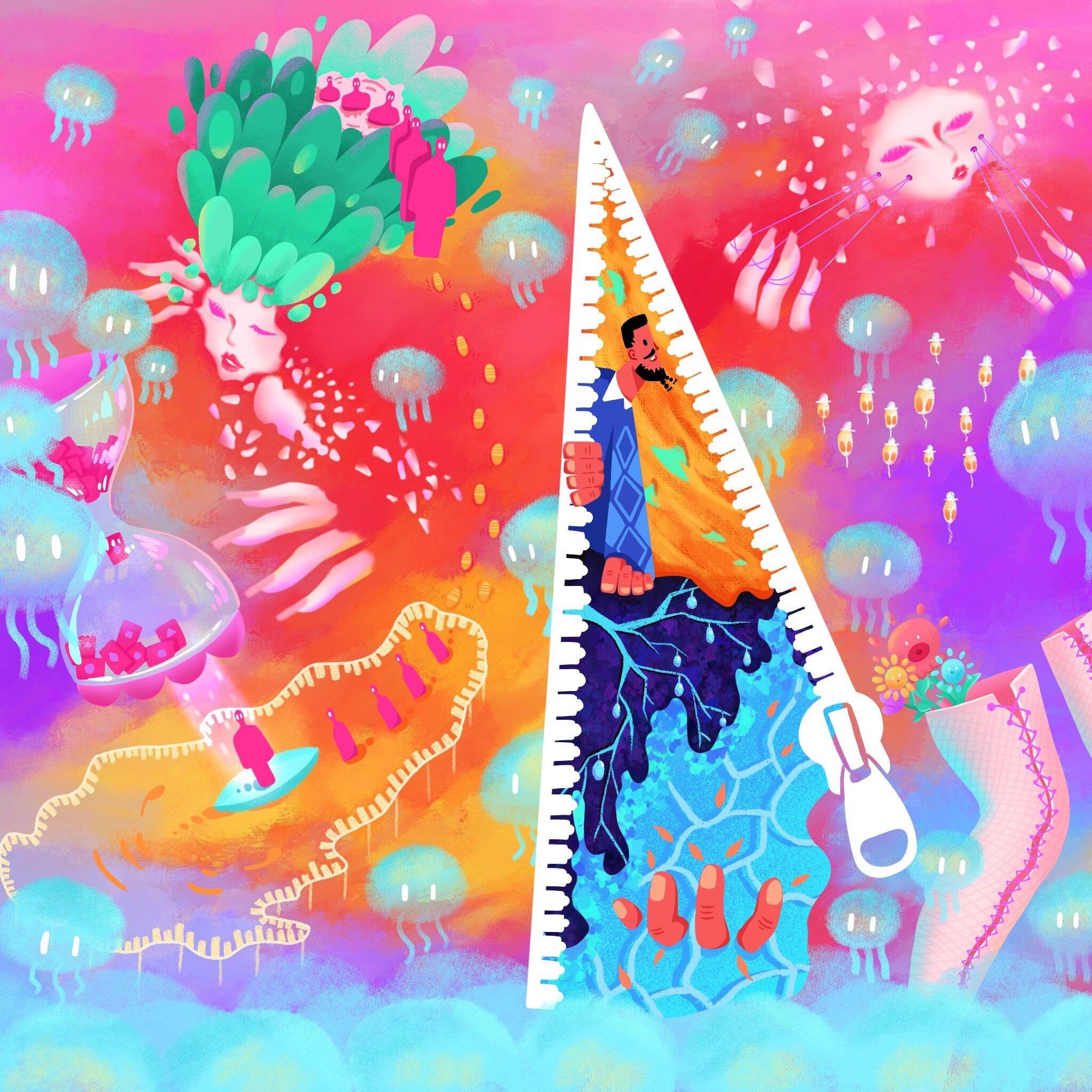 杂七杂八的鲜艳色彩 - 凡人老爹 - 原创作品 - 视觉中国(爱视觉)