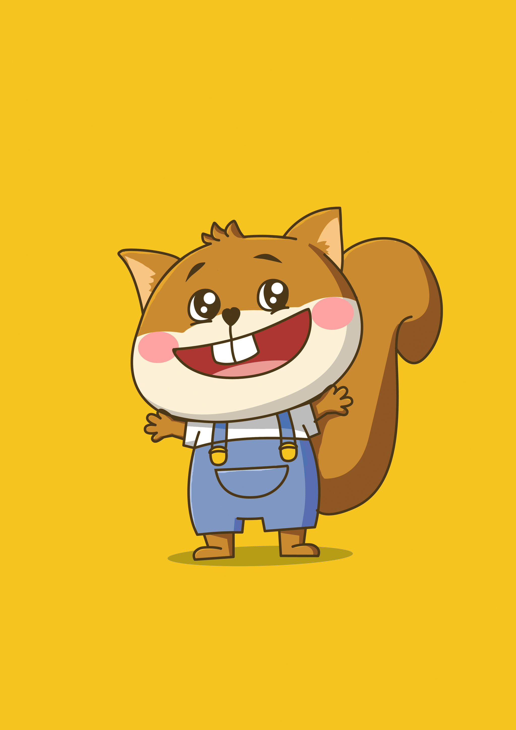 小松鼠形象设计