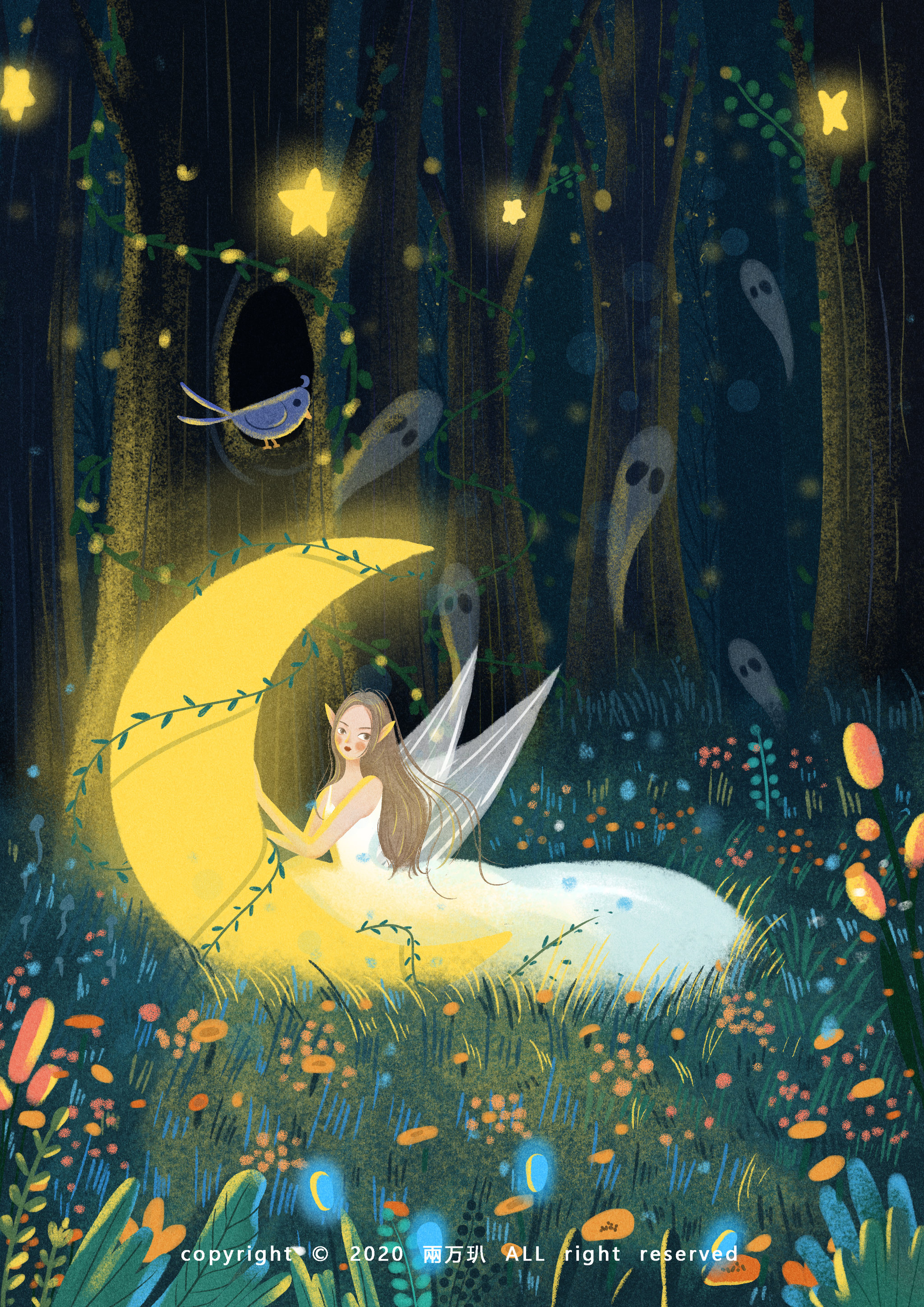 守护月亮的精灵公主