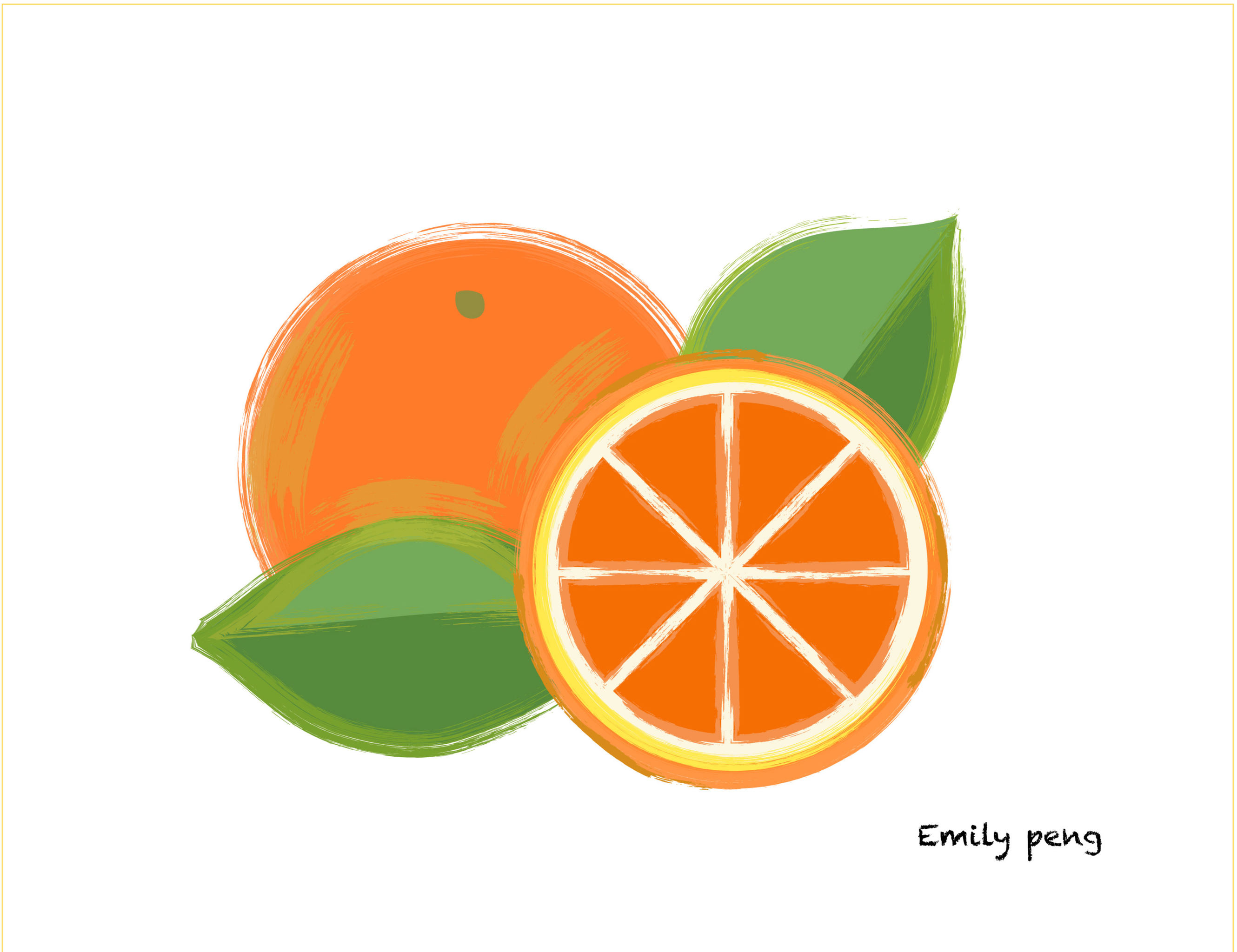 橙子- 小蝌蚪emily - 原创作品 - 视觉中国(shijueme)