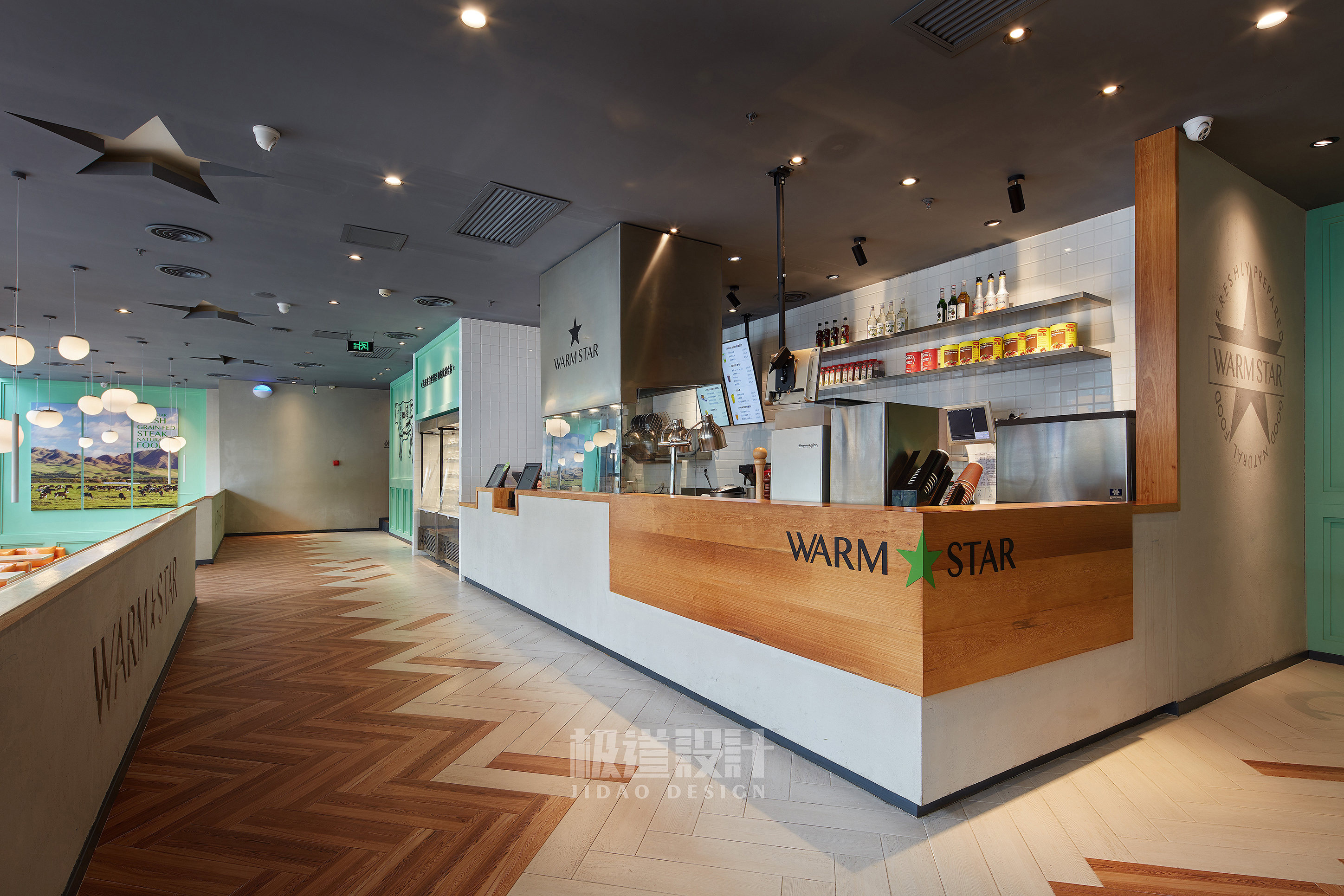 【极道设计】餐饮案例 | 牛排轻食餐厅