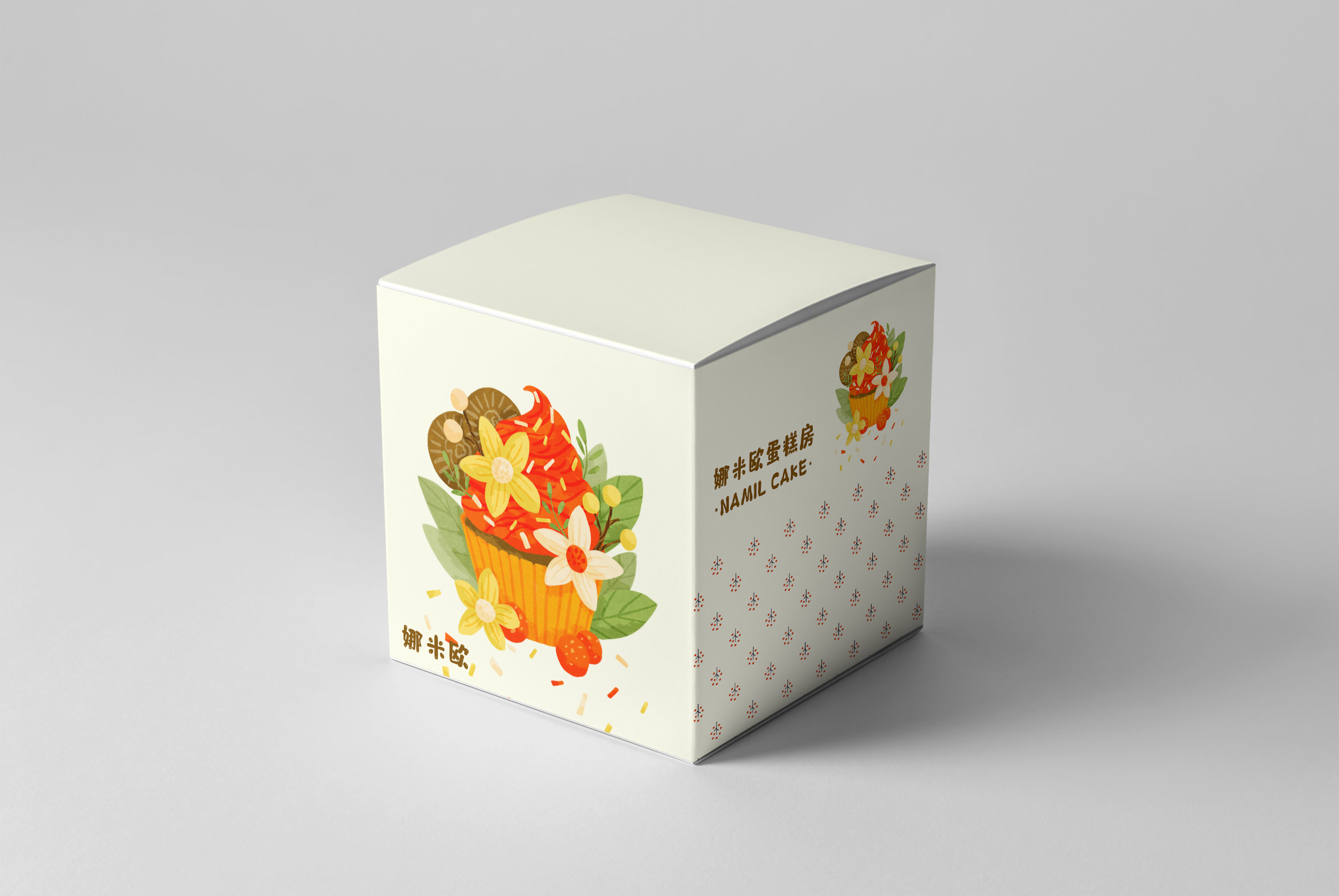 蛋糕包装设计系列插画 - 静妍插画 - 原创作品 - 视觉中国(shijueme)