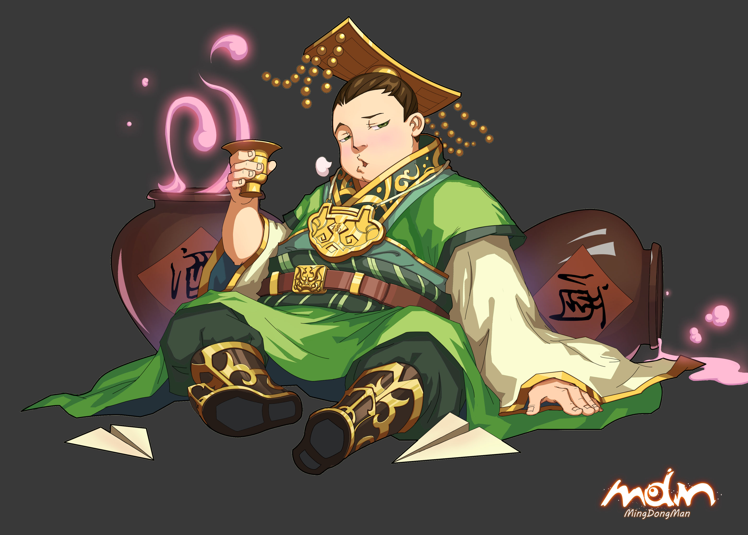 游戏原画角色设计作品之q版三国