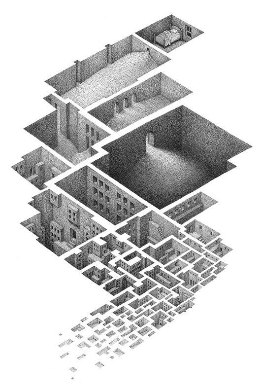 马修波雷特|负空间插图