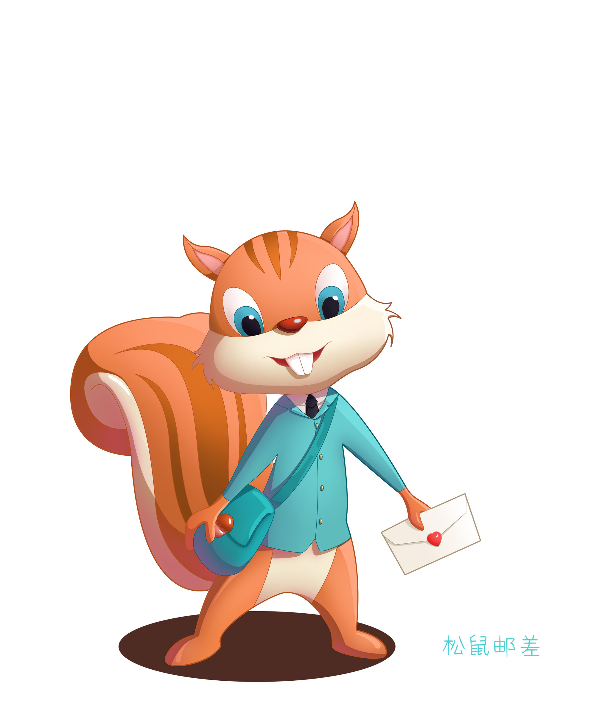 松鼠邮差 - 啦啦啦小魔仙 - 原创作品 - 视觉中国(shijueme)