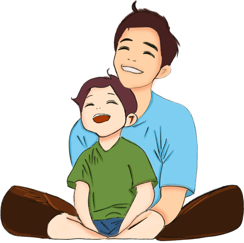 爸爸和儿子免扣素材