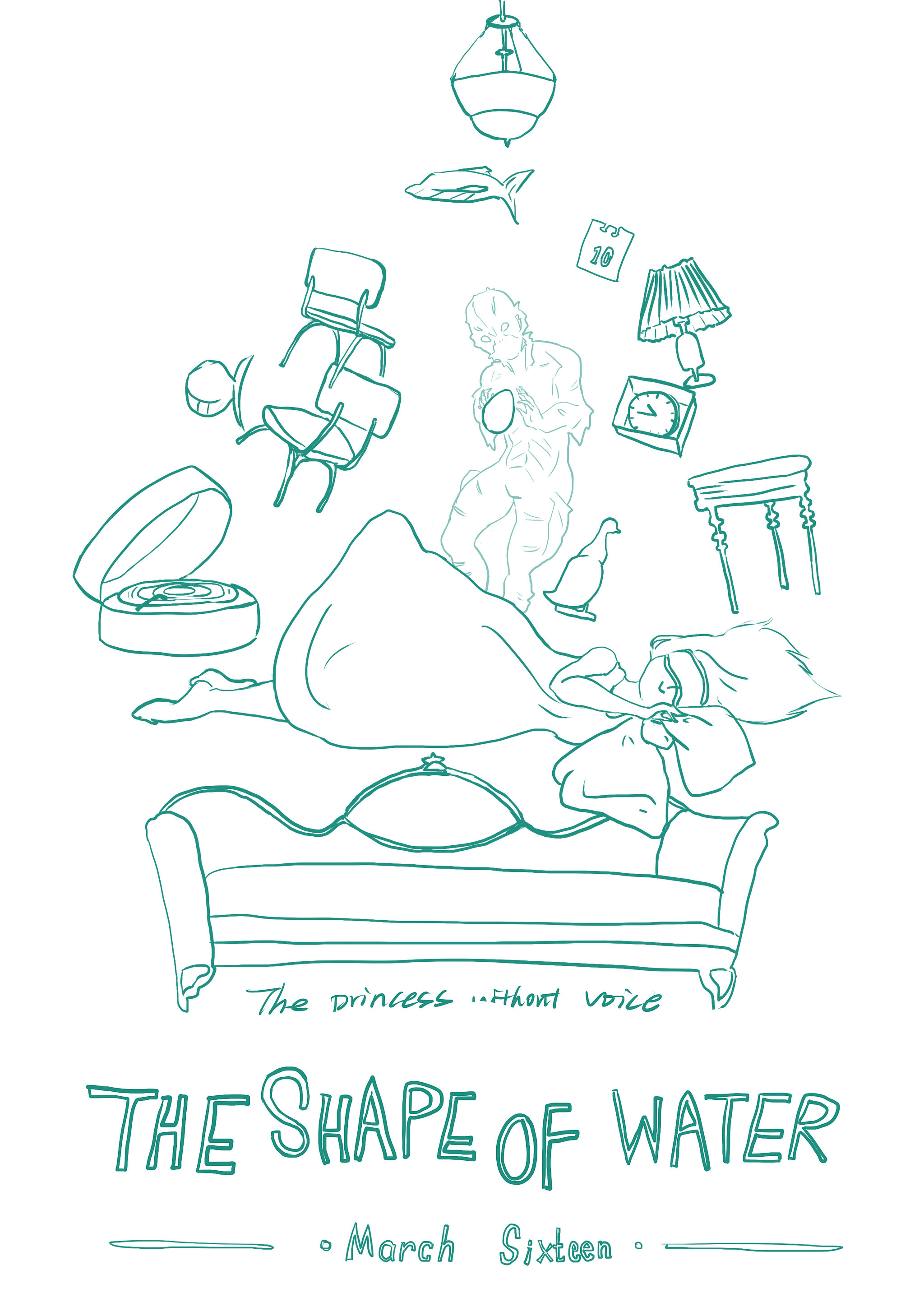 水形物语 插画 海报