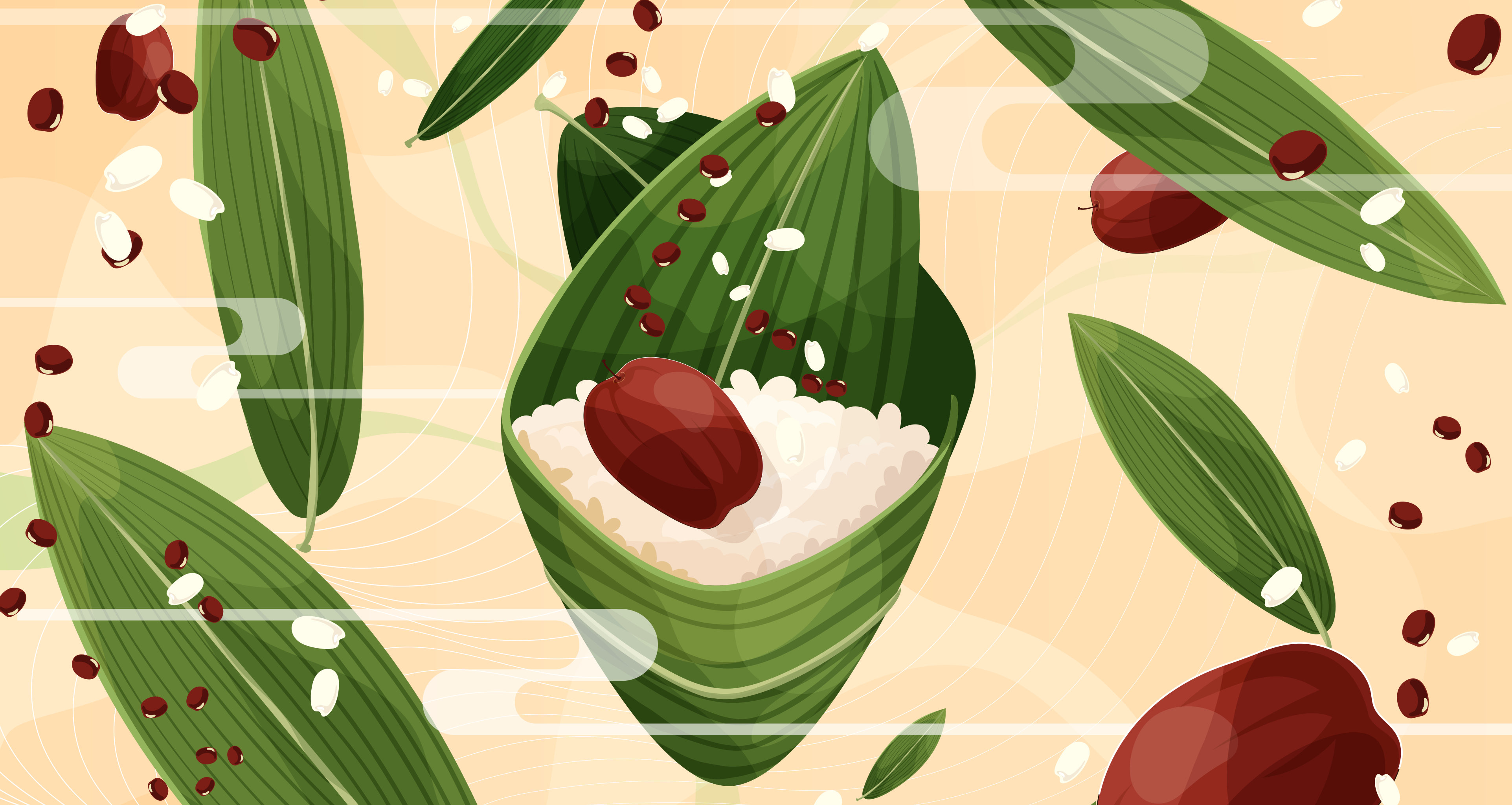 端午节人物插图