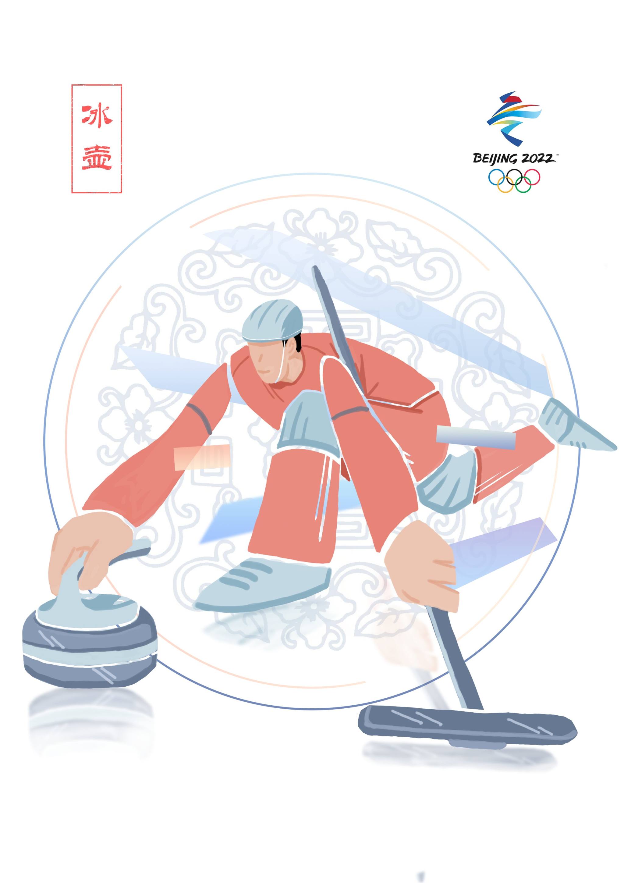这次的作品采取了六项冬奥会项目,分别是单板滑雪,高山滑雪,自由滑雪