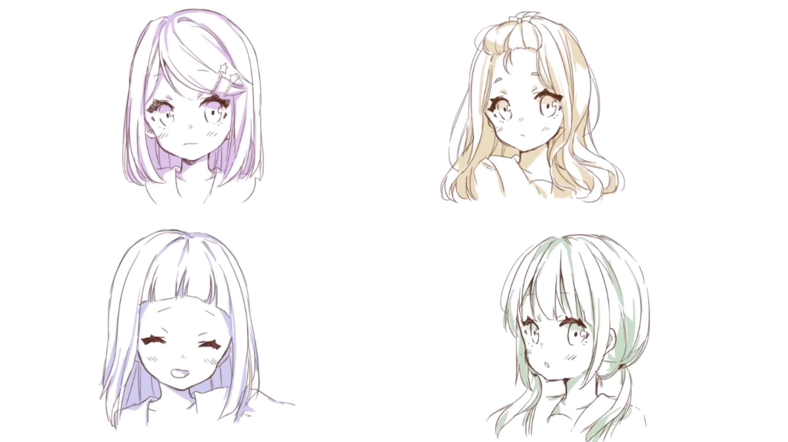 视频| 漫画-如何绘制发饰