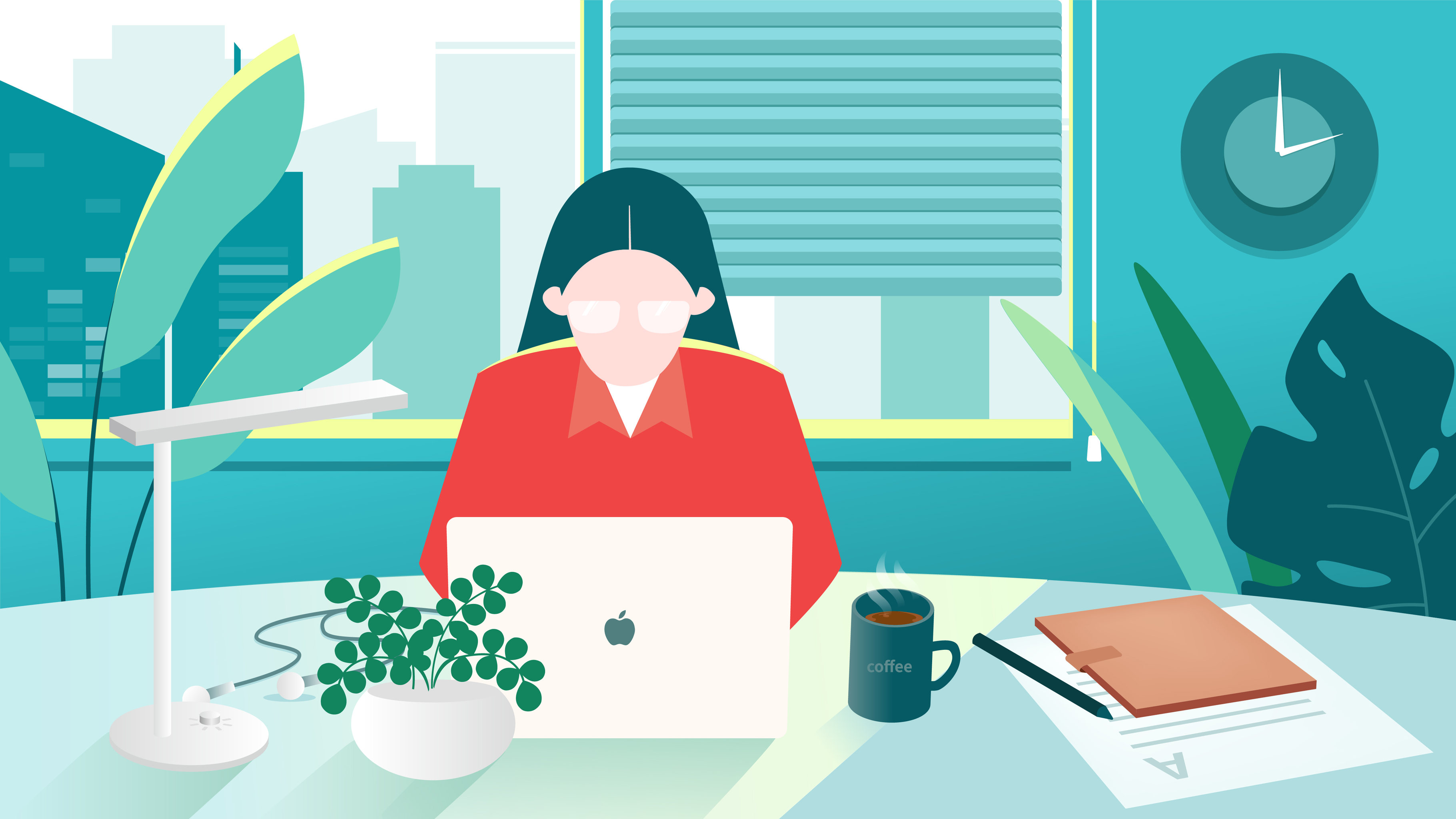 职场办公-女上班族 - jvvang - 原创作品 - 视觉中国(shijueme)