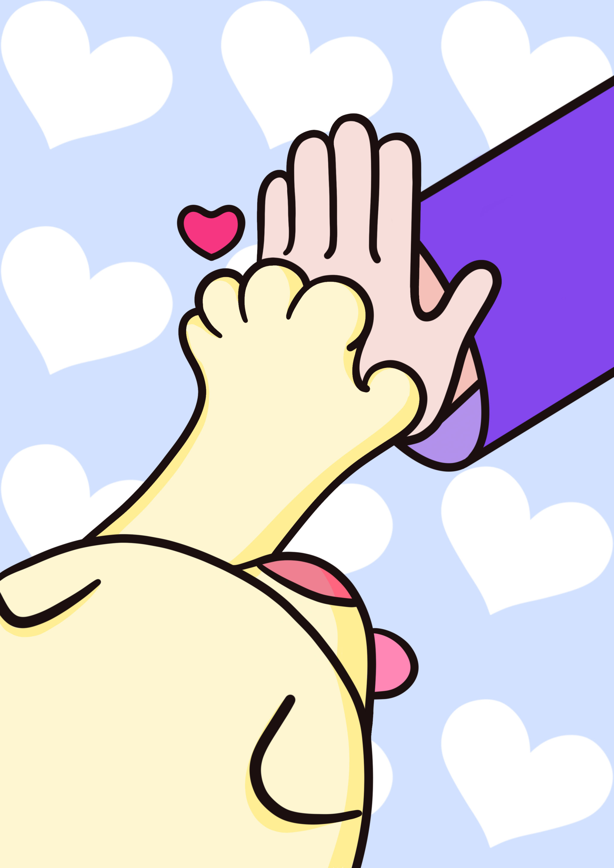 give me five! - 7格林 - 原创作品 - 视觉中国(爱视觉)