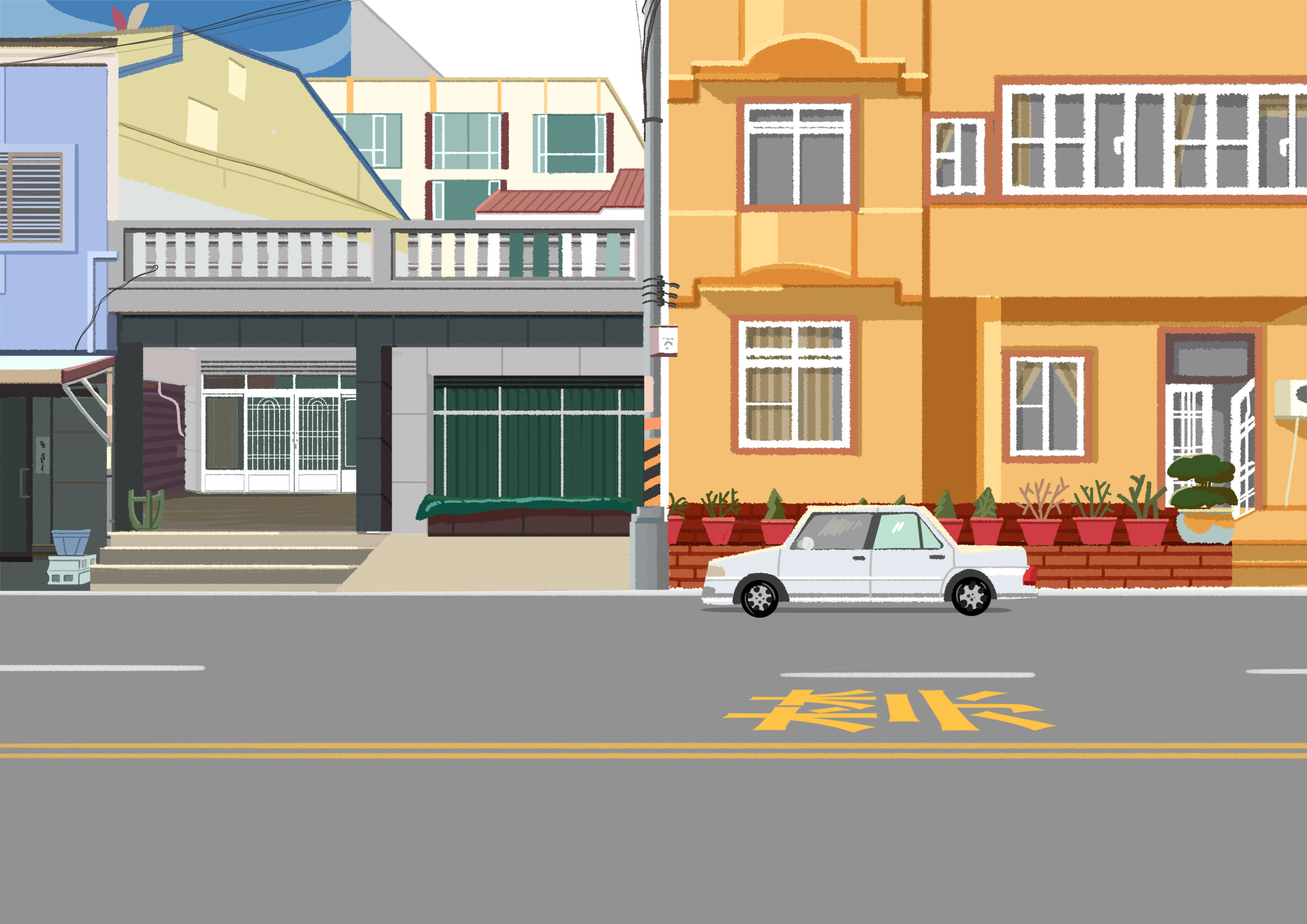 街景- 刘六六 - 原创作品 - 视觉中国(shijueme)