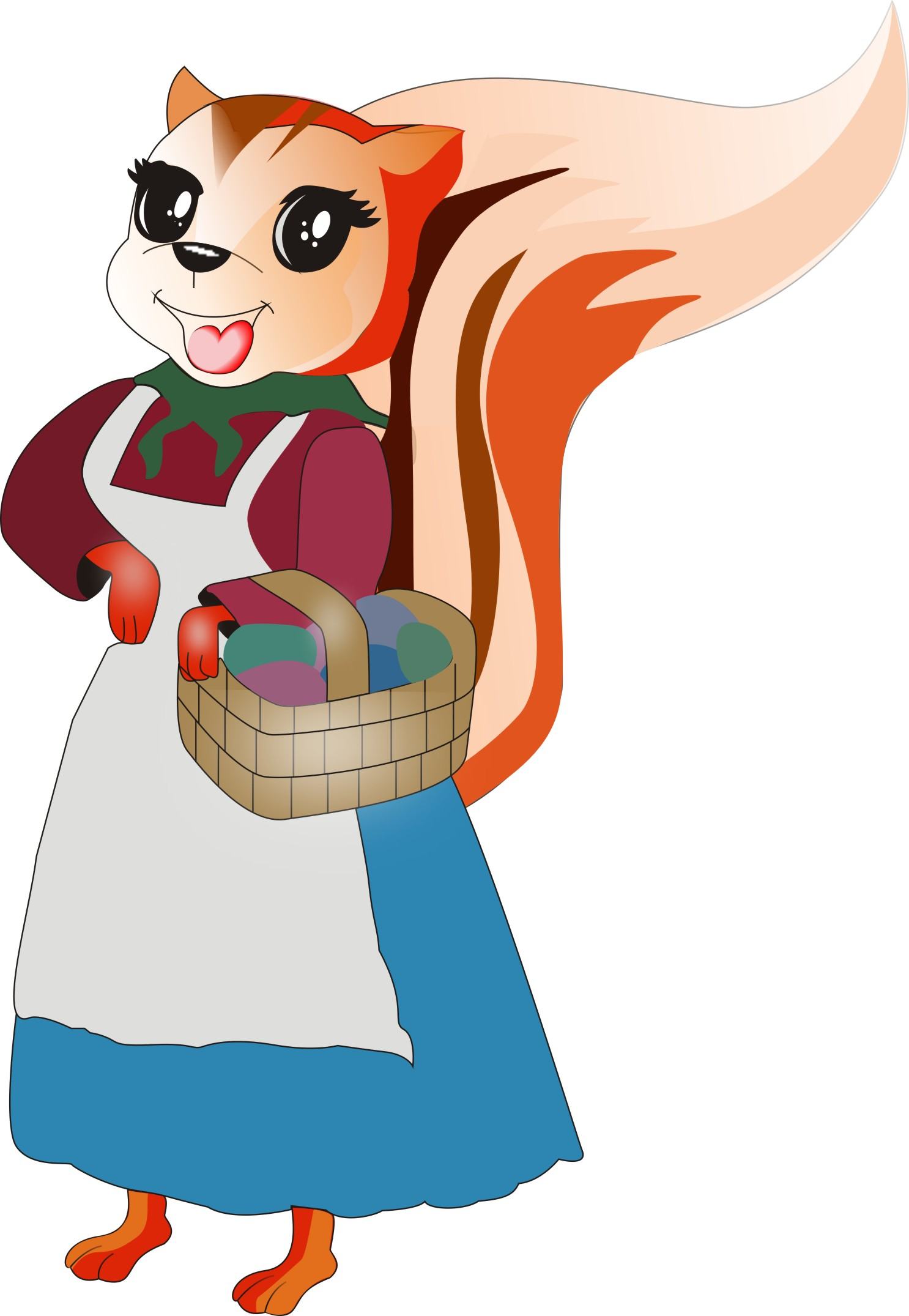 松鼠妈妈和她的宝宝们