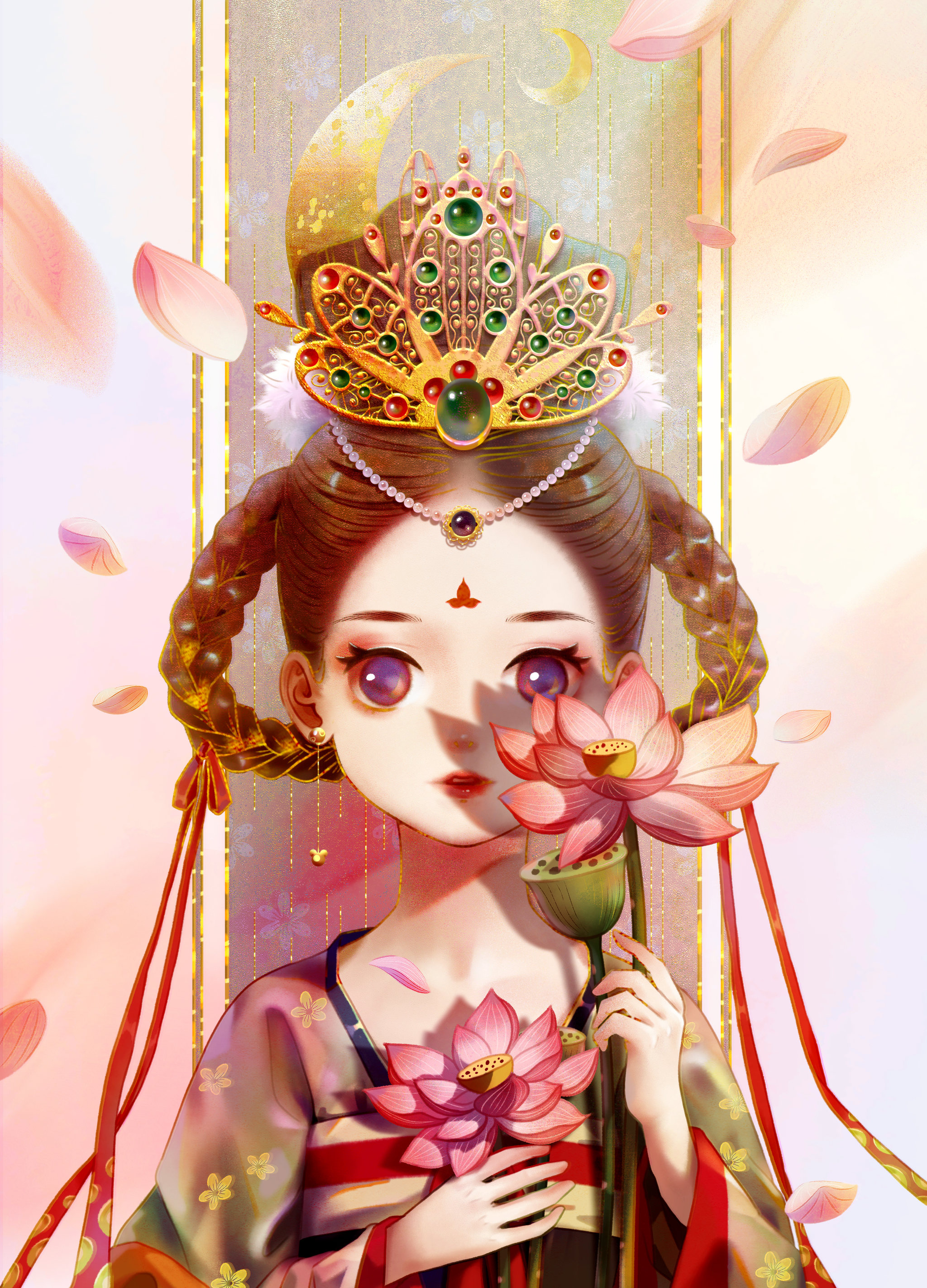 古风小美女 - 虾渔堡 - 原创作品 - 视觉中国(shijueme)