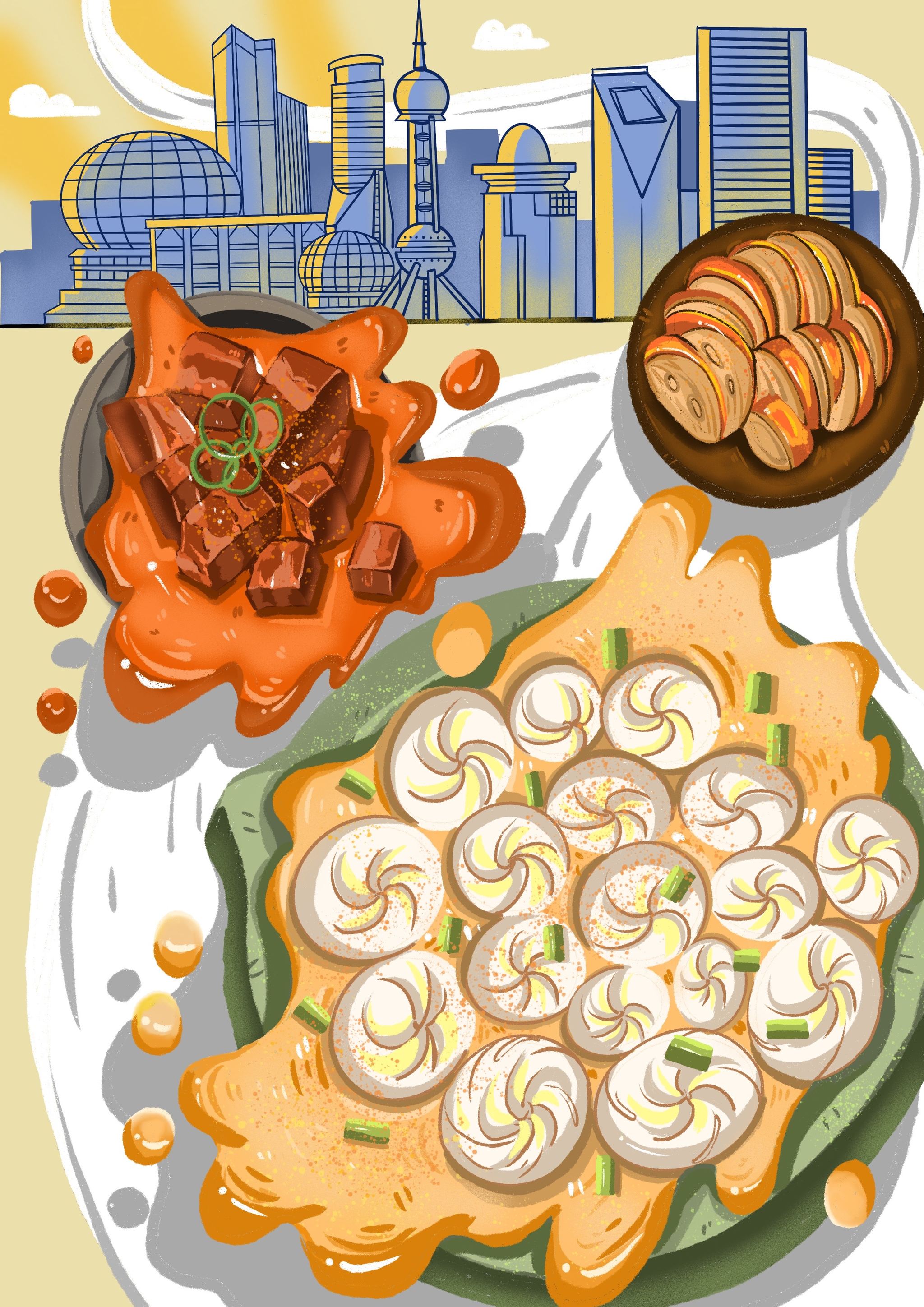 美食插画 - 185****1738 - 原创作品 - 视觉中国(shijueme)