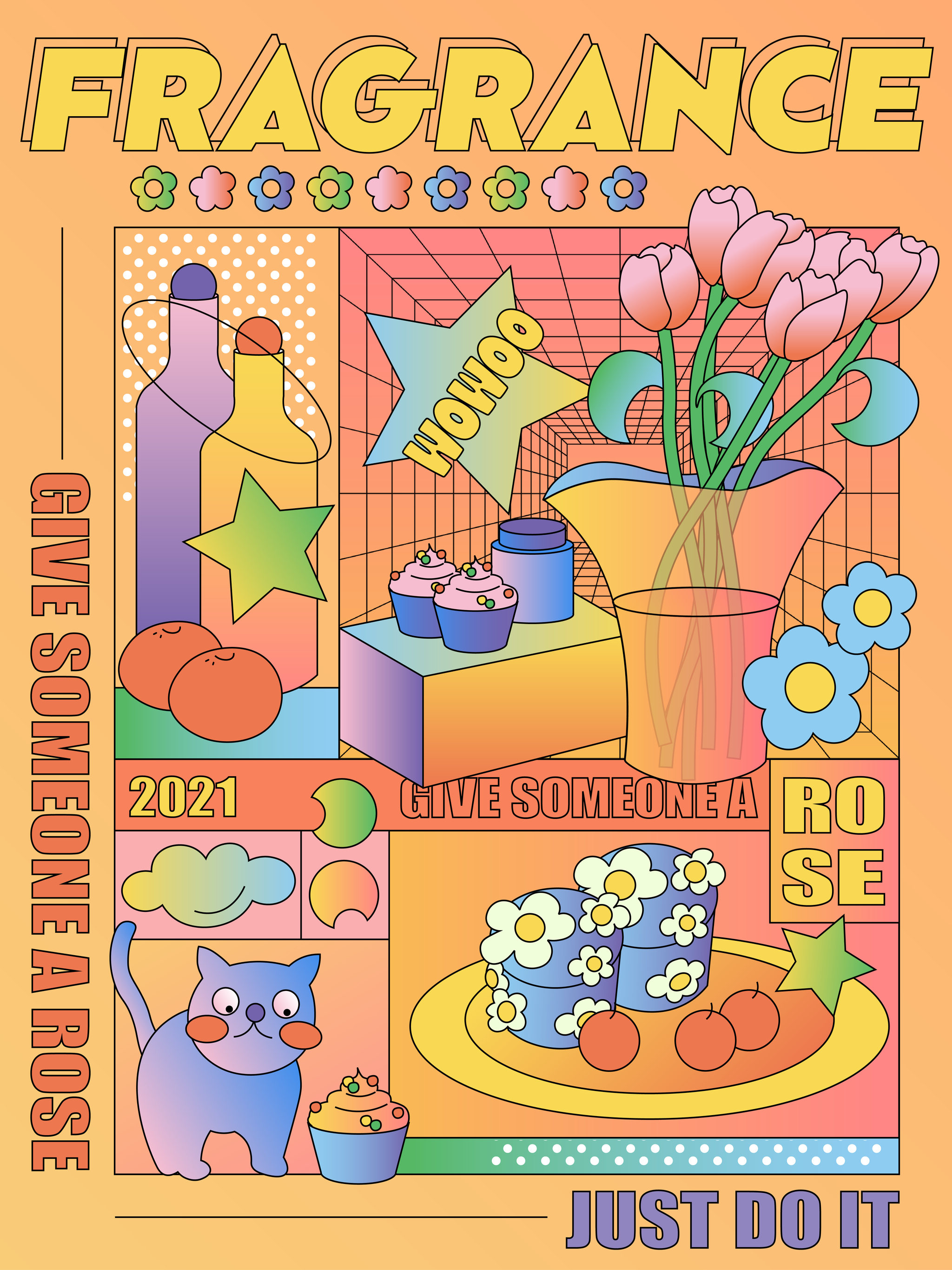 孟菲斯插画设计 - 137****9575 - 原创作品 - 视觉中国(shijueme)