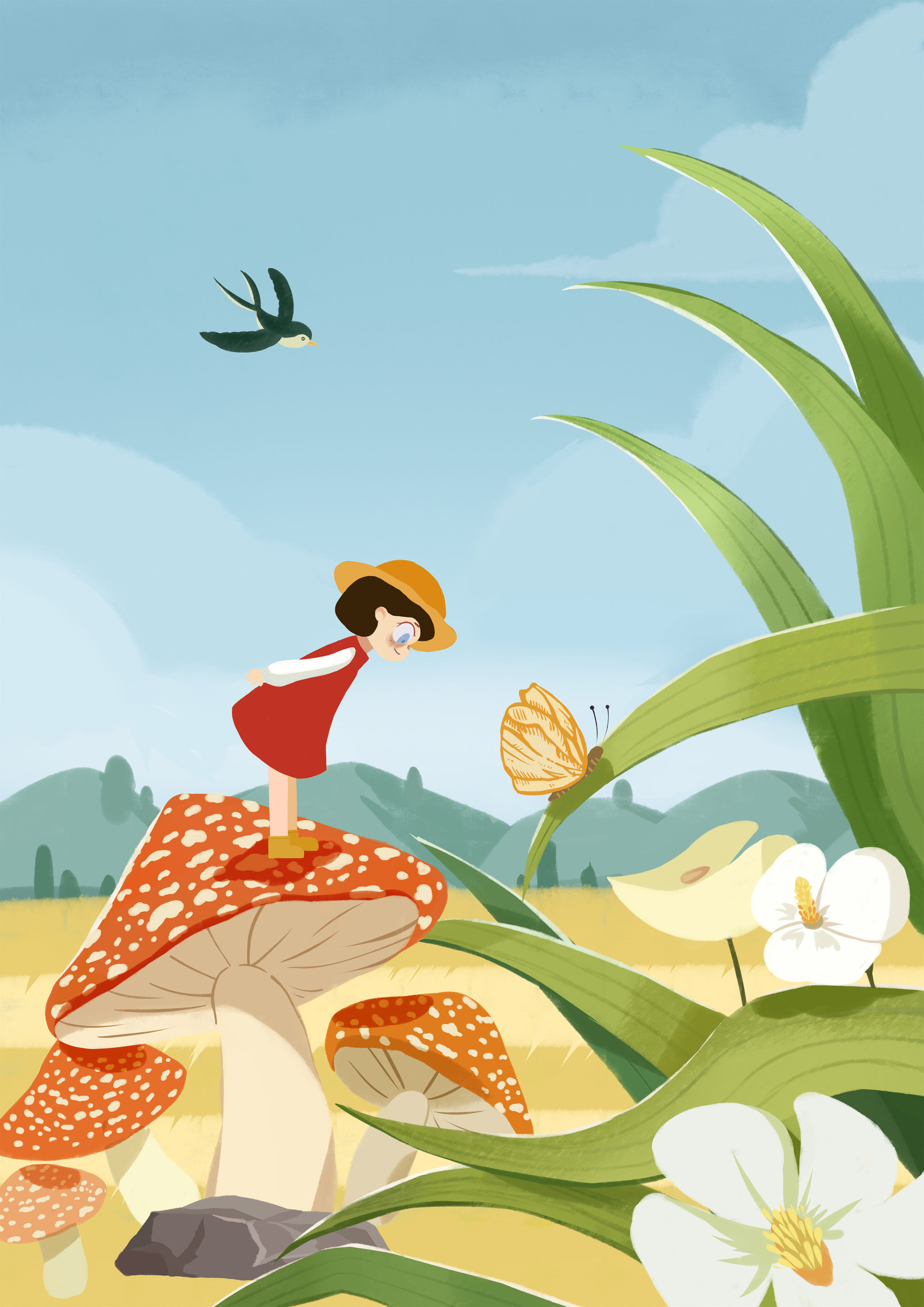 儿童插画 二十四节气 书籍绘本