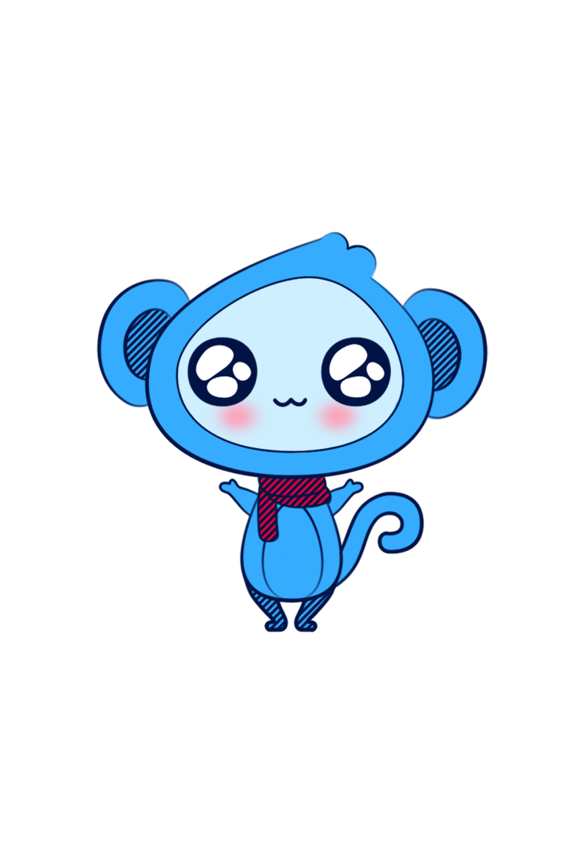 《十二生肖》「猴」 - 引川流 - 原创作品 - 视觉中国(shijueme)