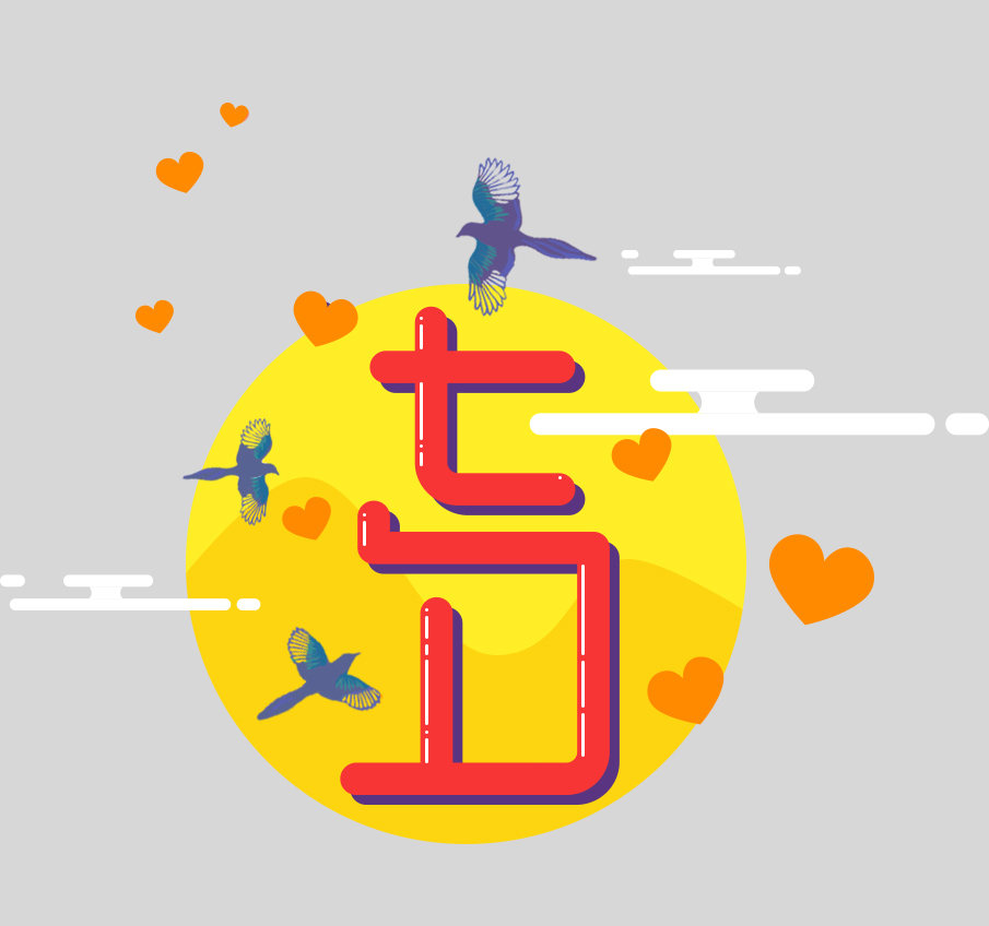 厅客app七夕商户标签icon