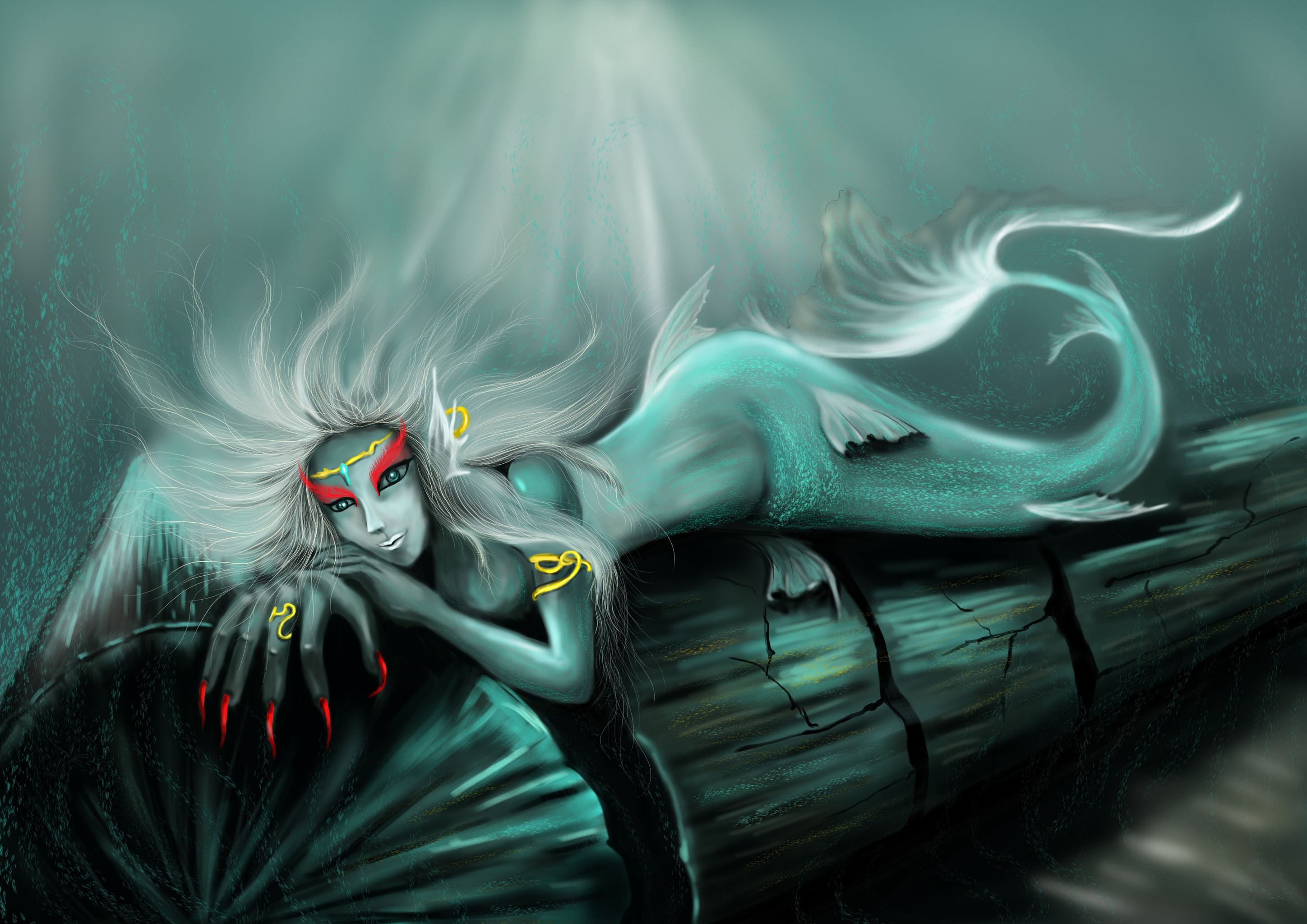 最美的风景是在安静的海里遇你梦寐的人鱼