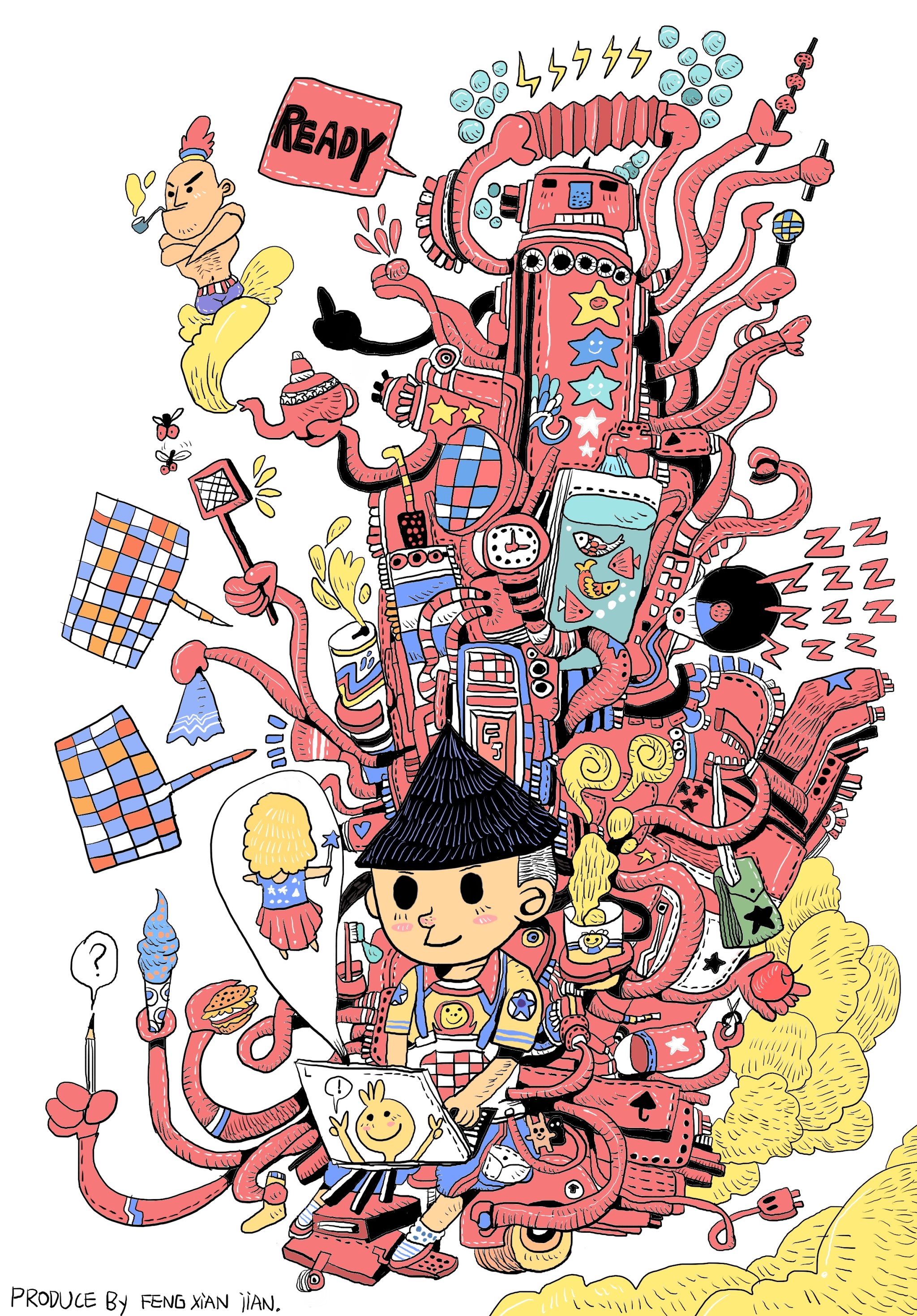 科幻主题插画大集合