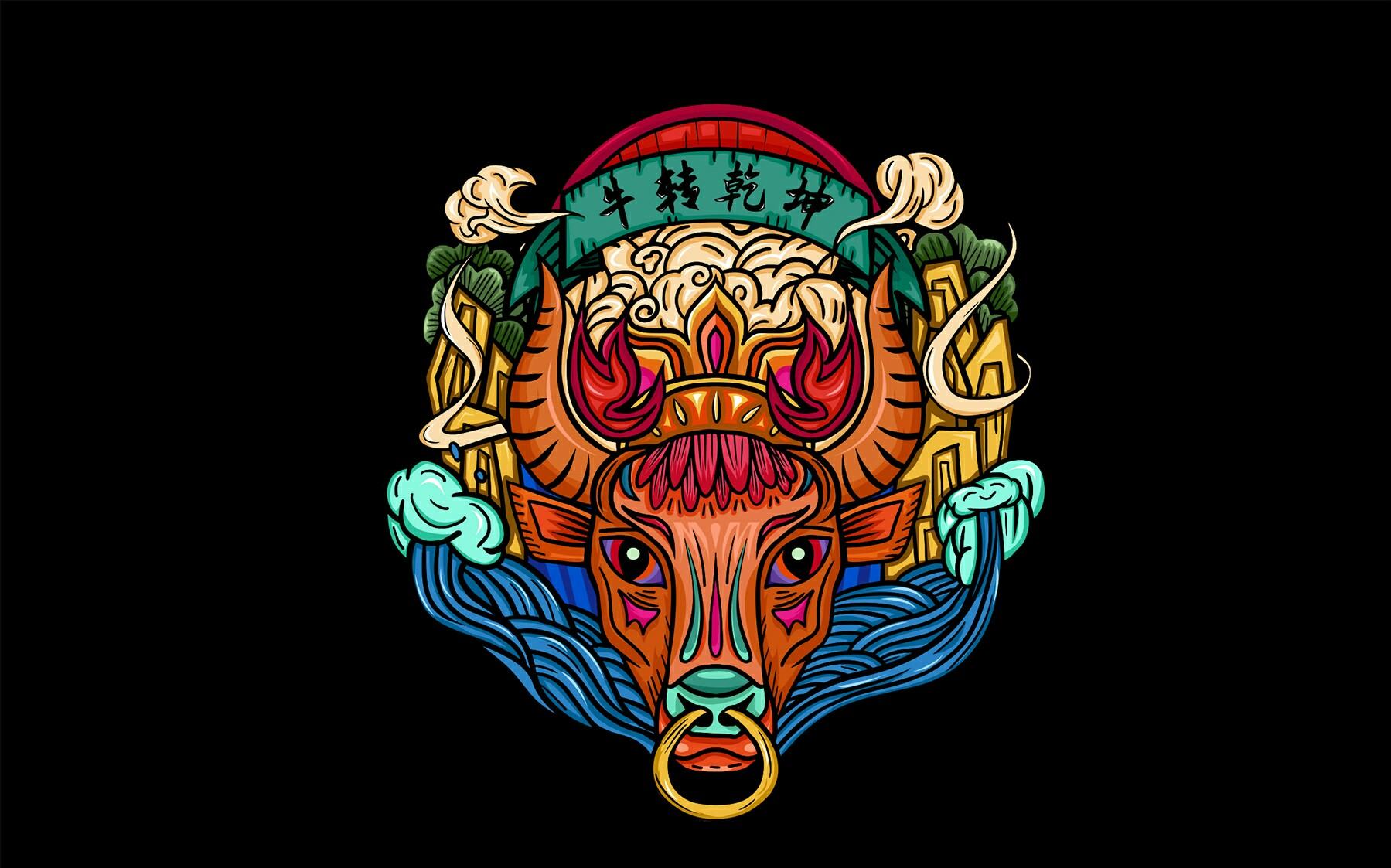 牛转乾坤 - 晨曦2021 - 原创作品 - 视觉中国(shijueme)