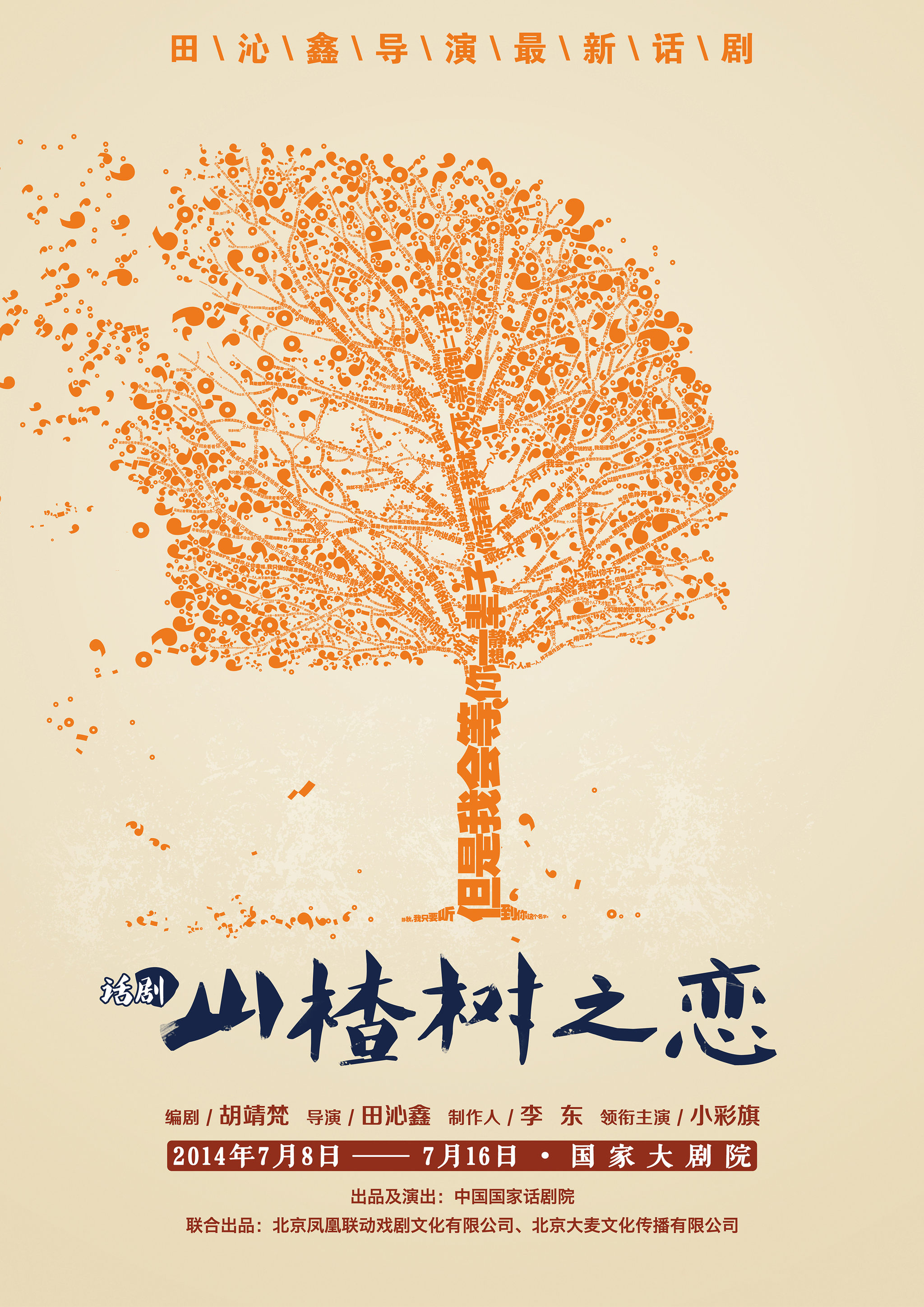 话剧《山楂树之恋》海报设计