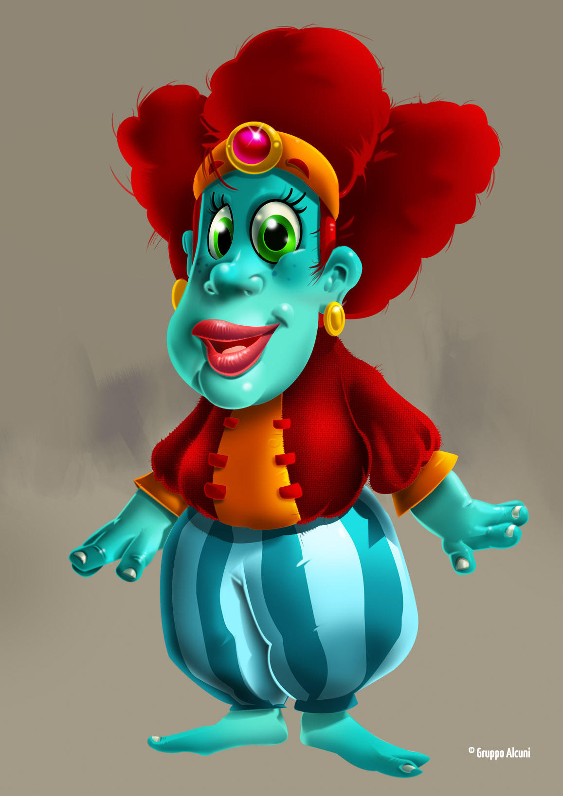 david sossella动画角色设计