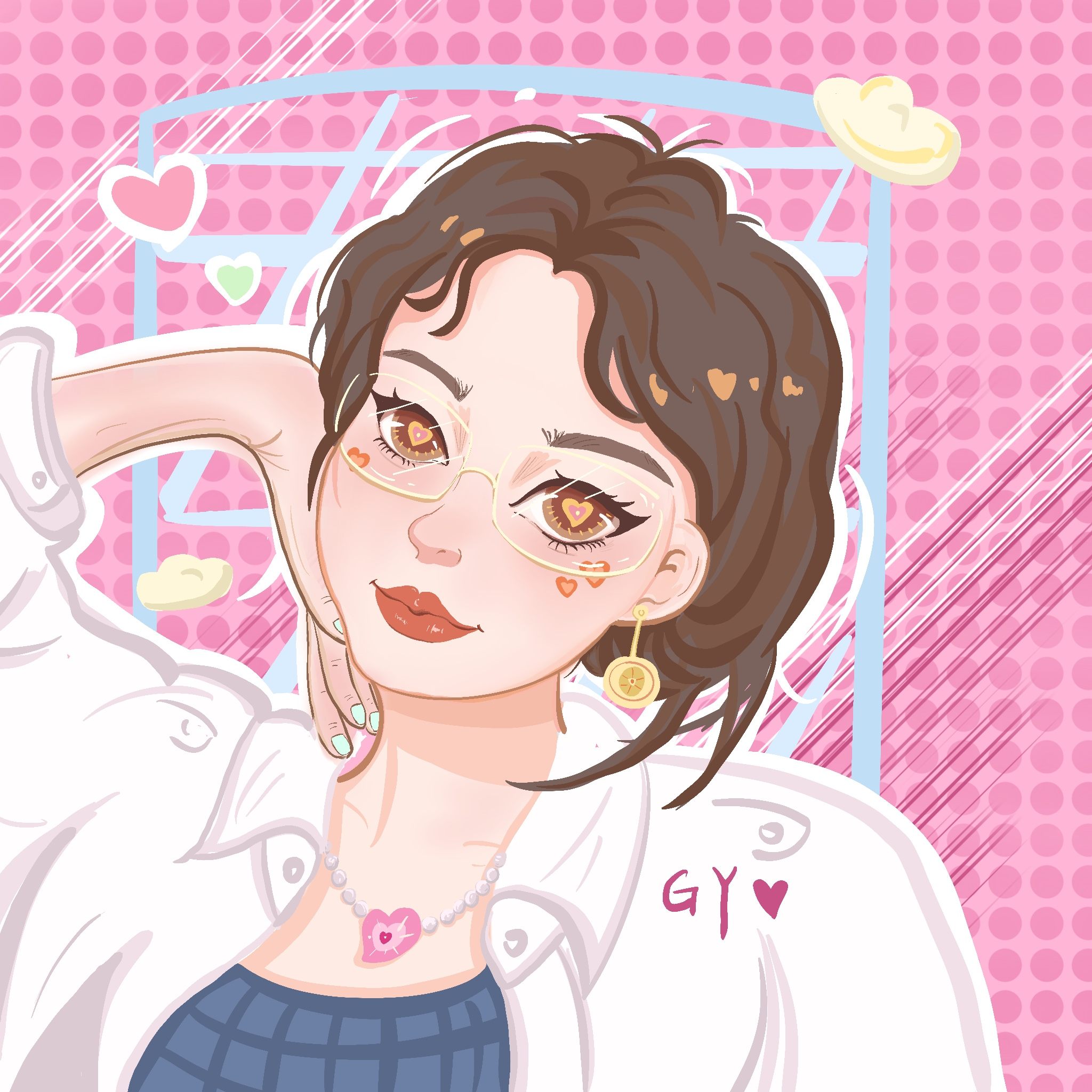 人头插画 - oh98 - 原创作品 - 视觉中国(shijueme)