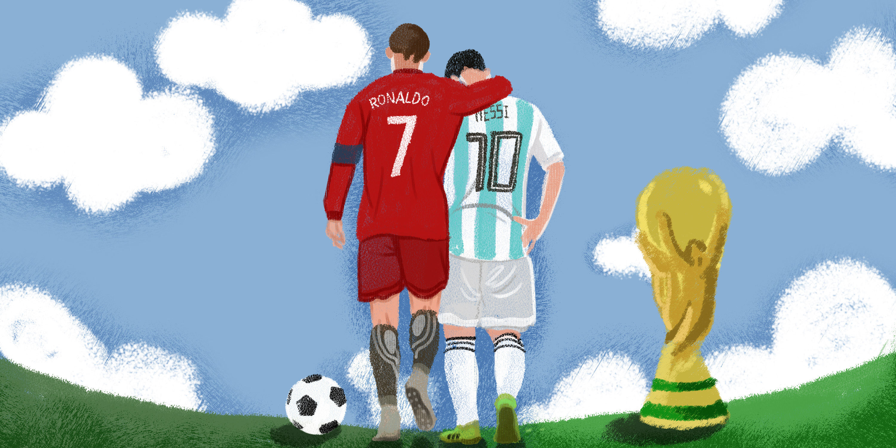 梅西c罗-无缘世界杯