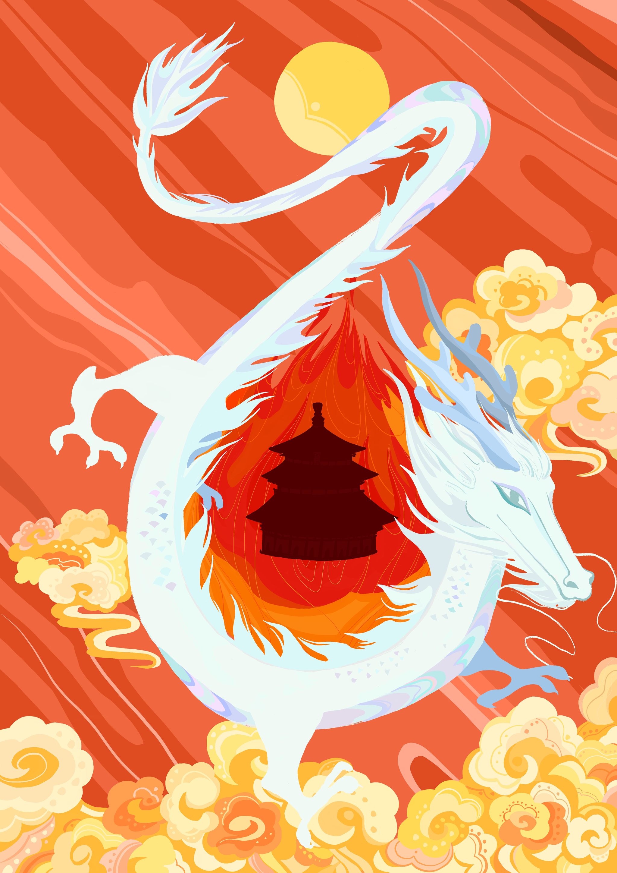 白龙61七月流火 - 陈欣欣 - 原创作品 - 视觉中国(shijueme)