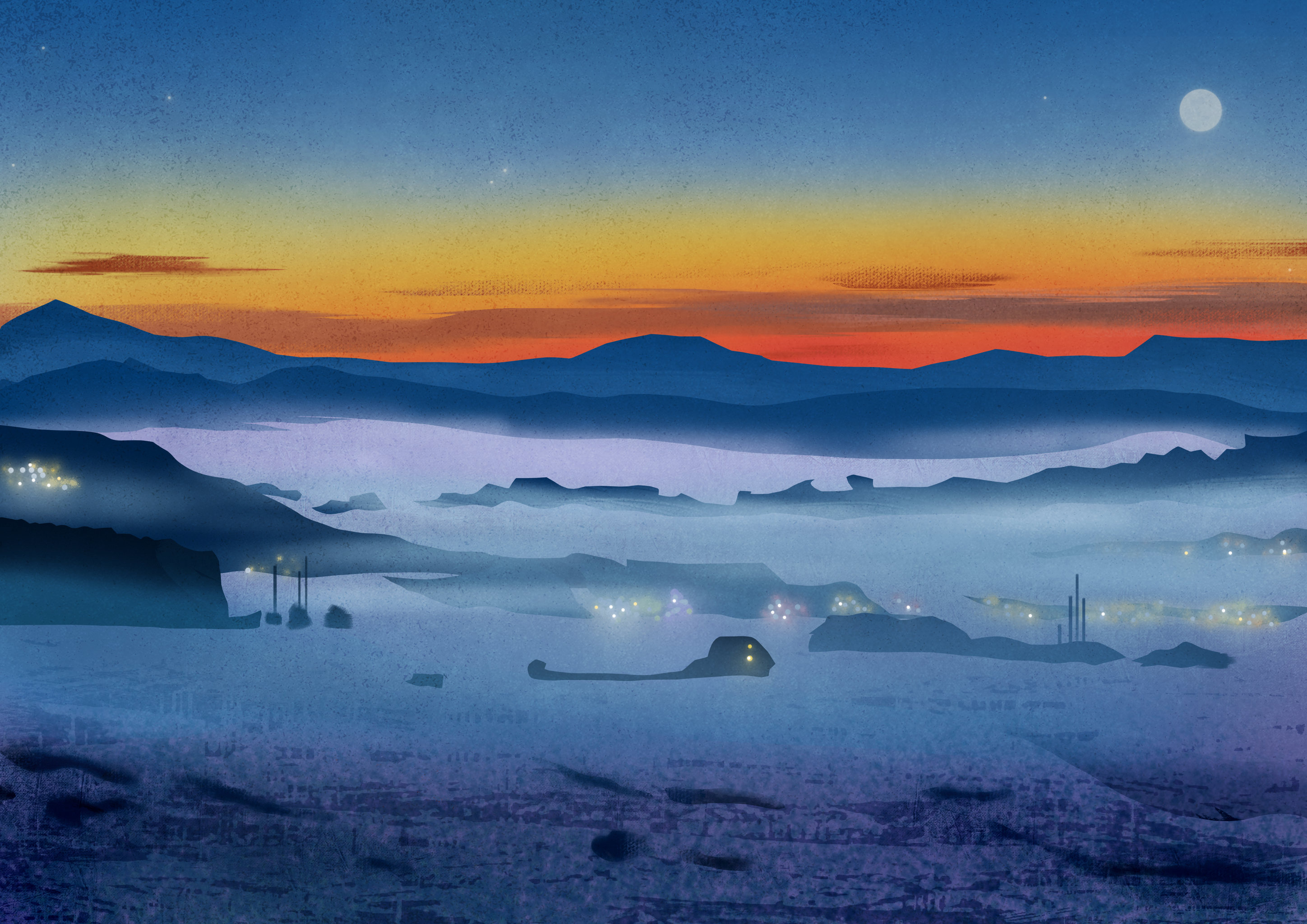 速涂风景练习——照片转手绘有临摹 - 玩子慢吞吞 - 转载作品 - 视觉