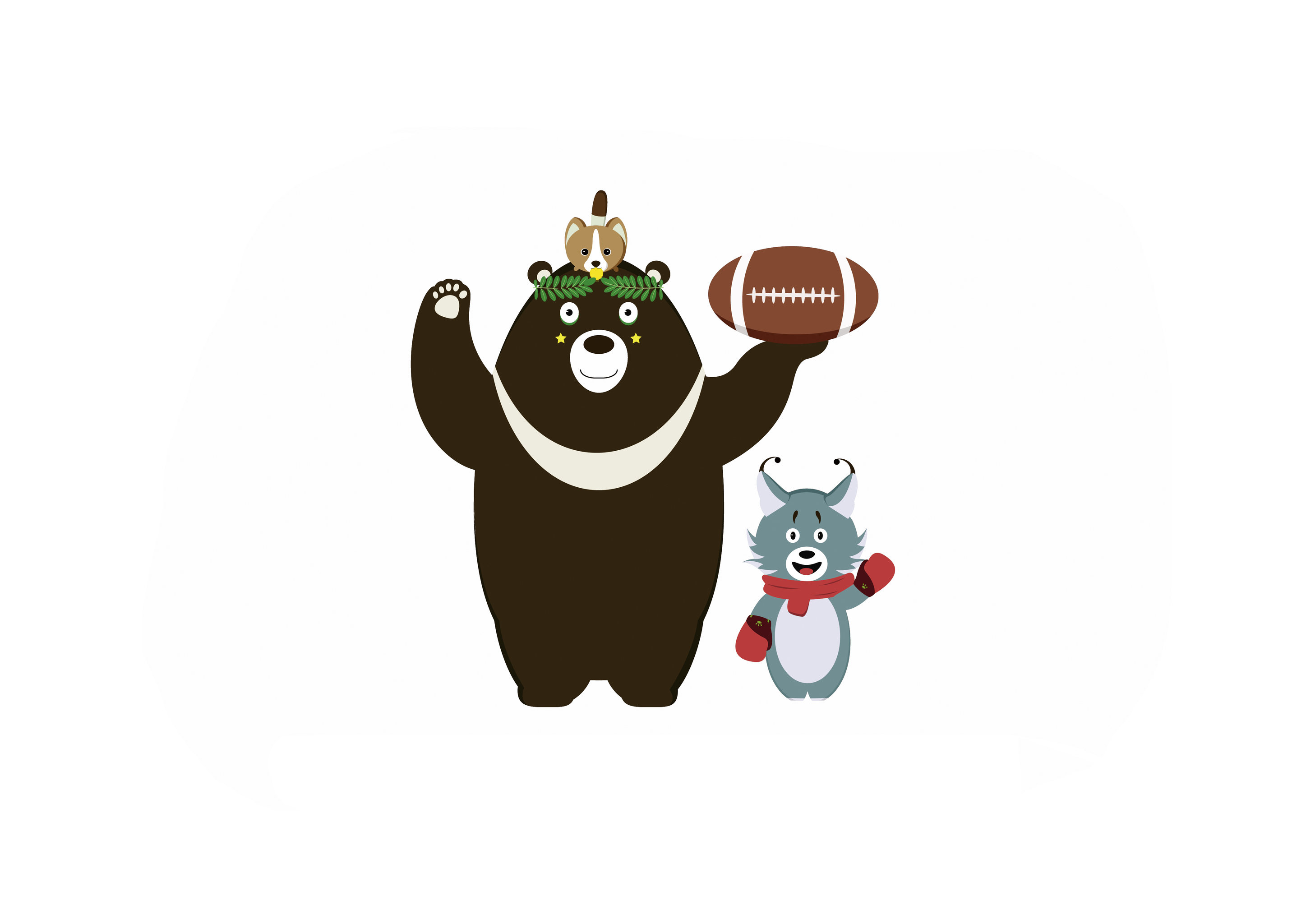 2018年第三届世界大学生美式橄榄球锦标赛吉祥物设计