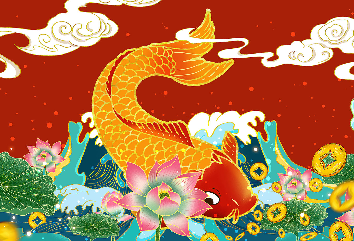 年年有余1 - 懒兰 - 原创作品 - 视觉中国(shijueme)