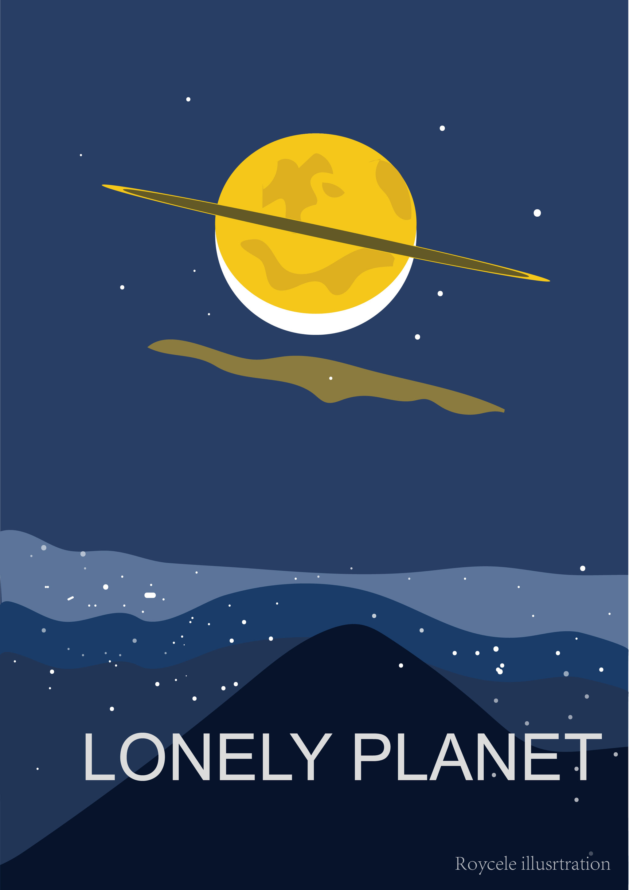 孤独星球,极简山湖