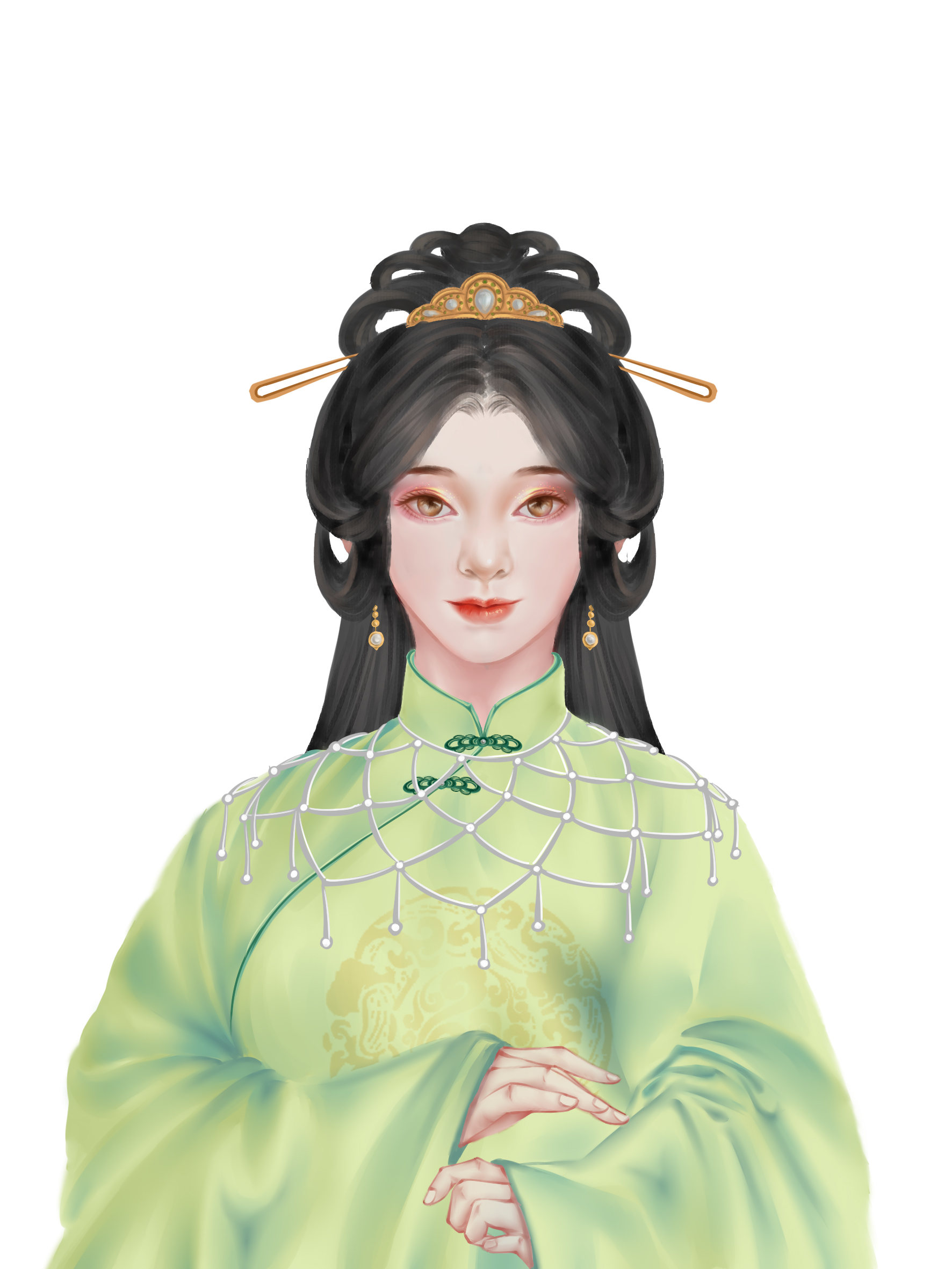 橙光人物 - 婆婆嘎 - 原创作品 - 视觉中国(shijueme)