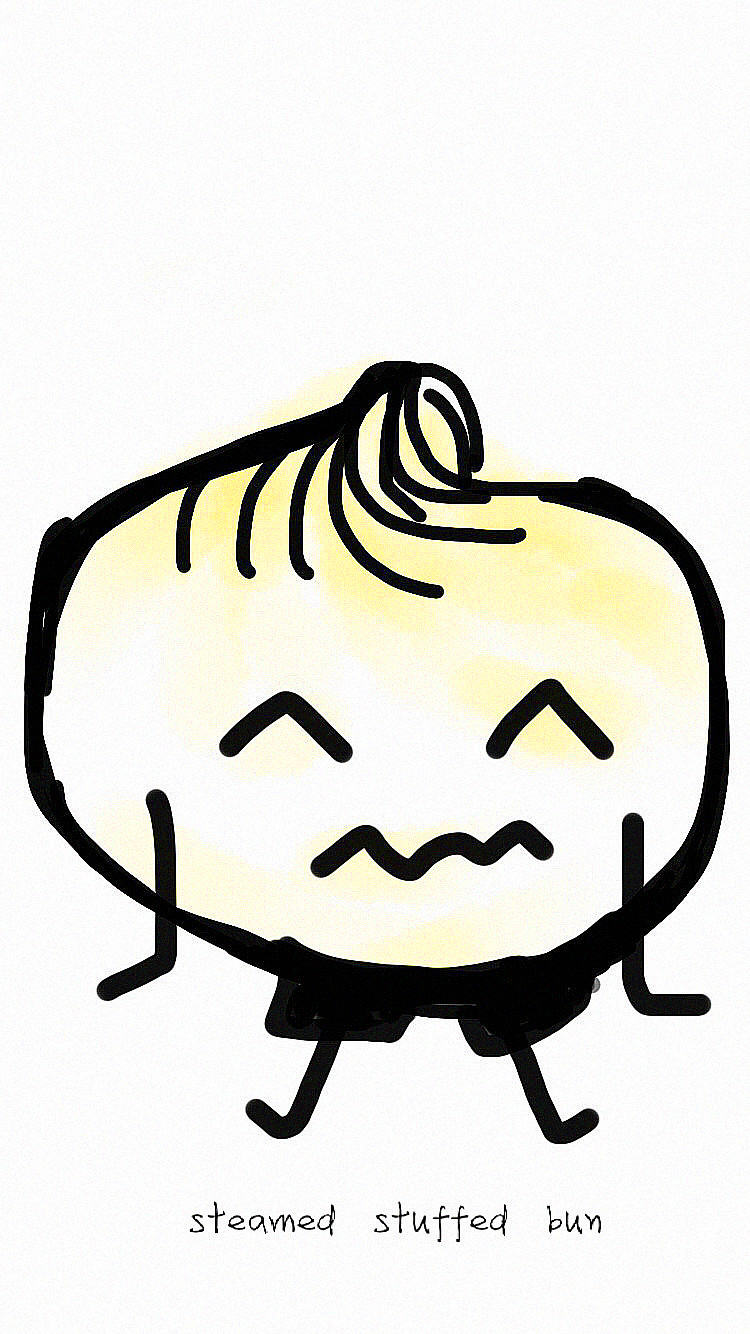 q版美食手机壁纸——包子
