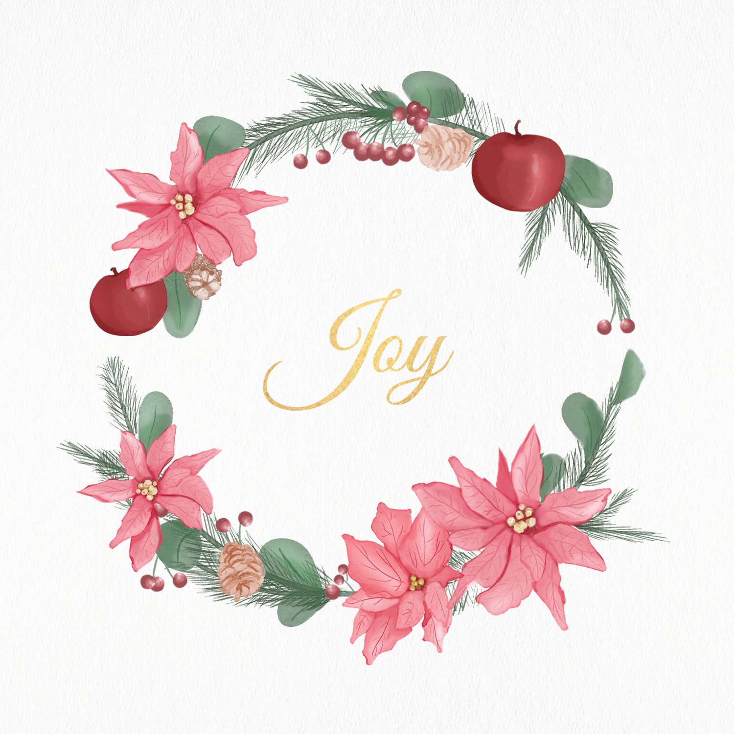 水彩花环 - lina林南 - 原创作品 - 视觉中国(shijueme)