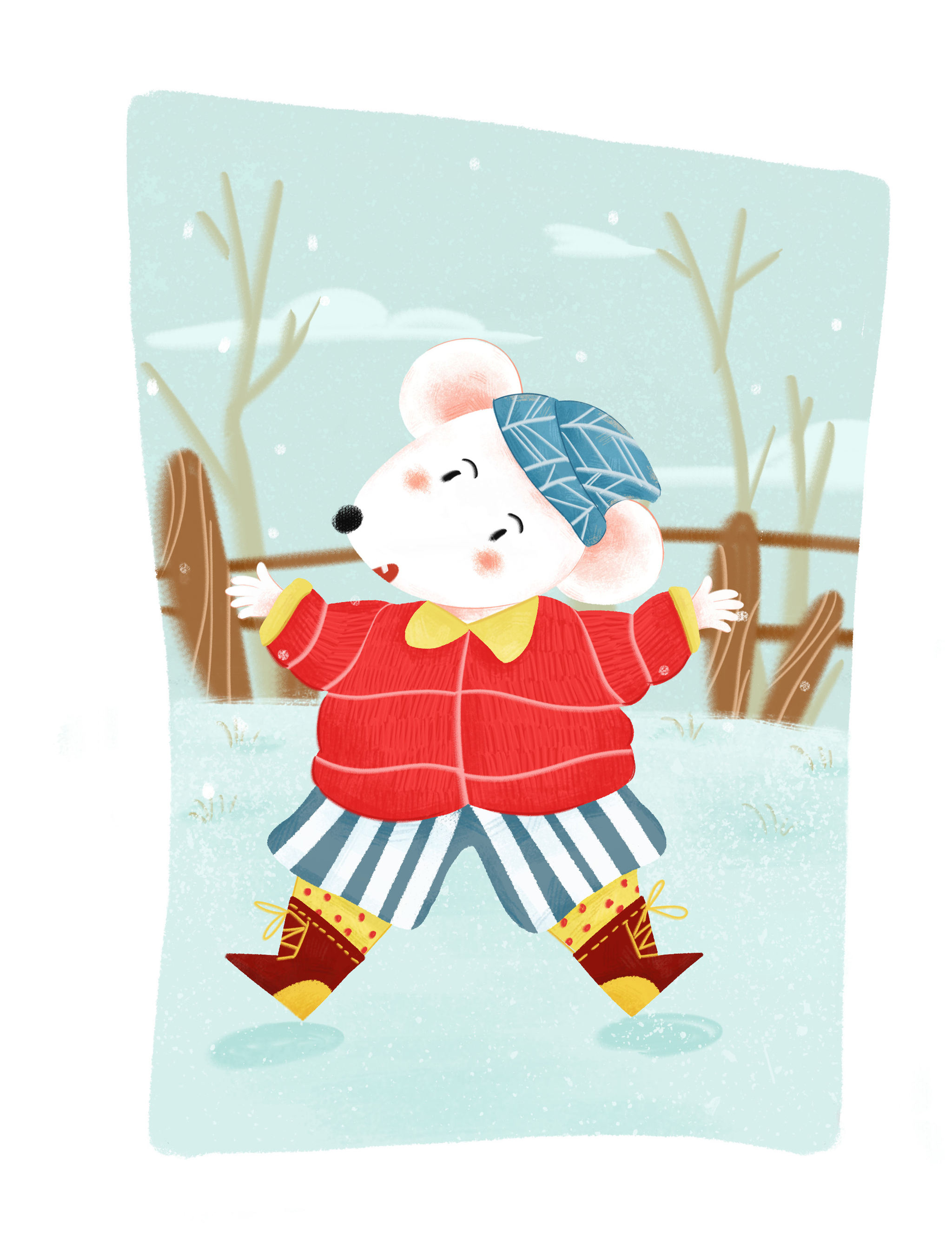 老鼠可爱卡通角色形象