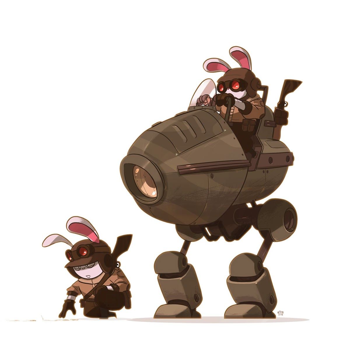 兔子萌系战斗装备