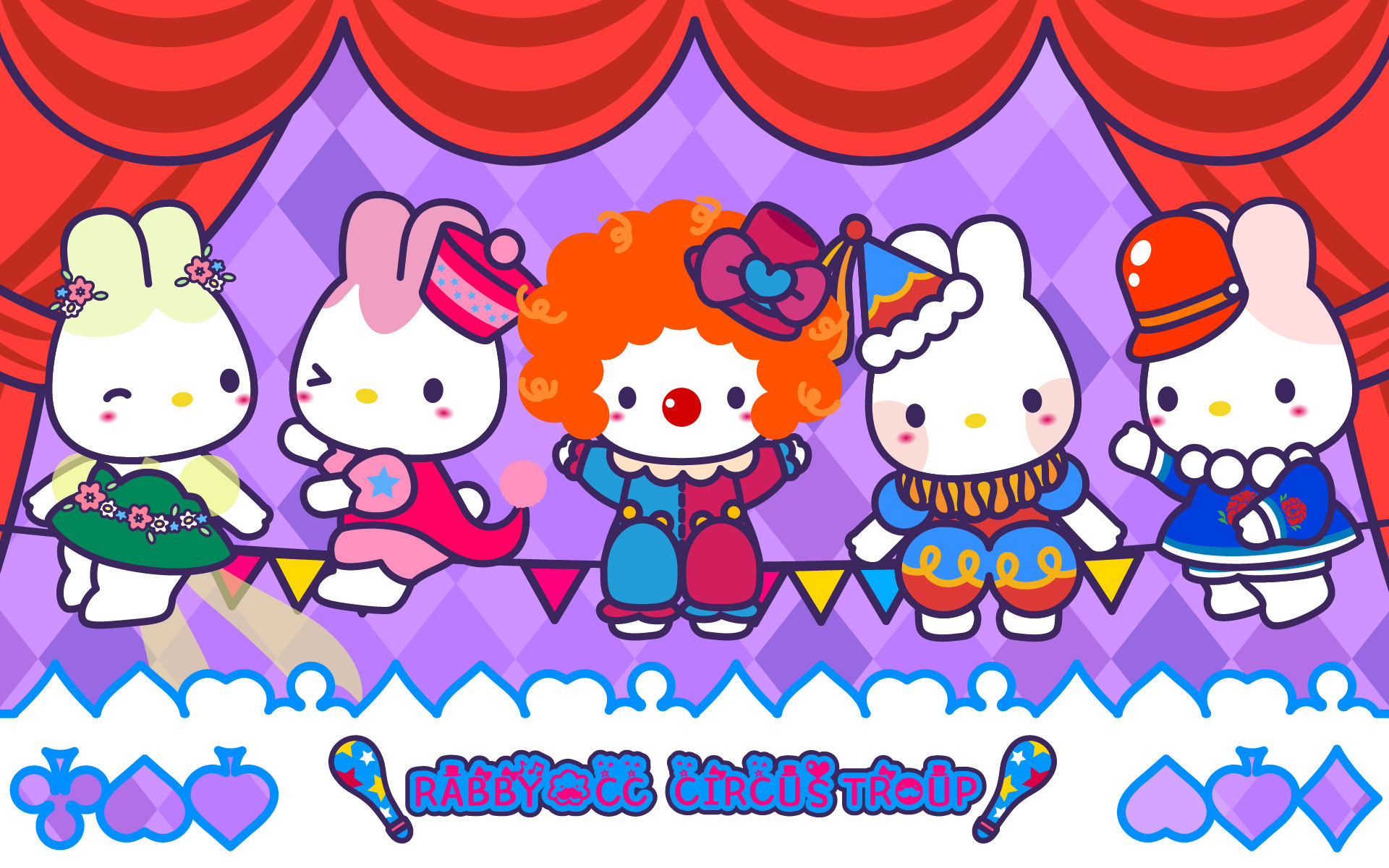 rabbycc 马戏团系列壁纸