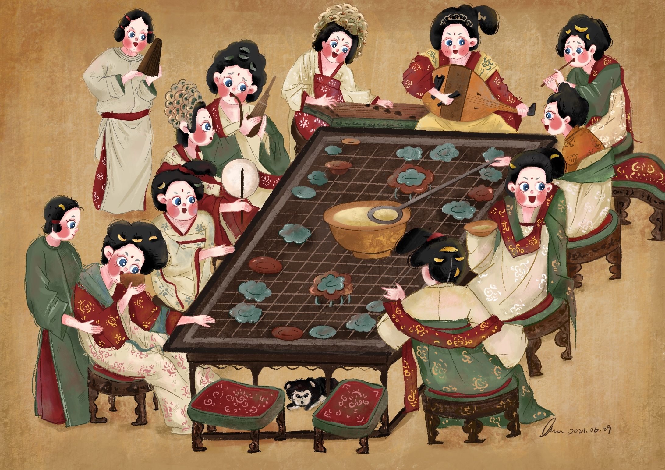 "唐人宫乐图"新篇